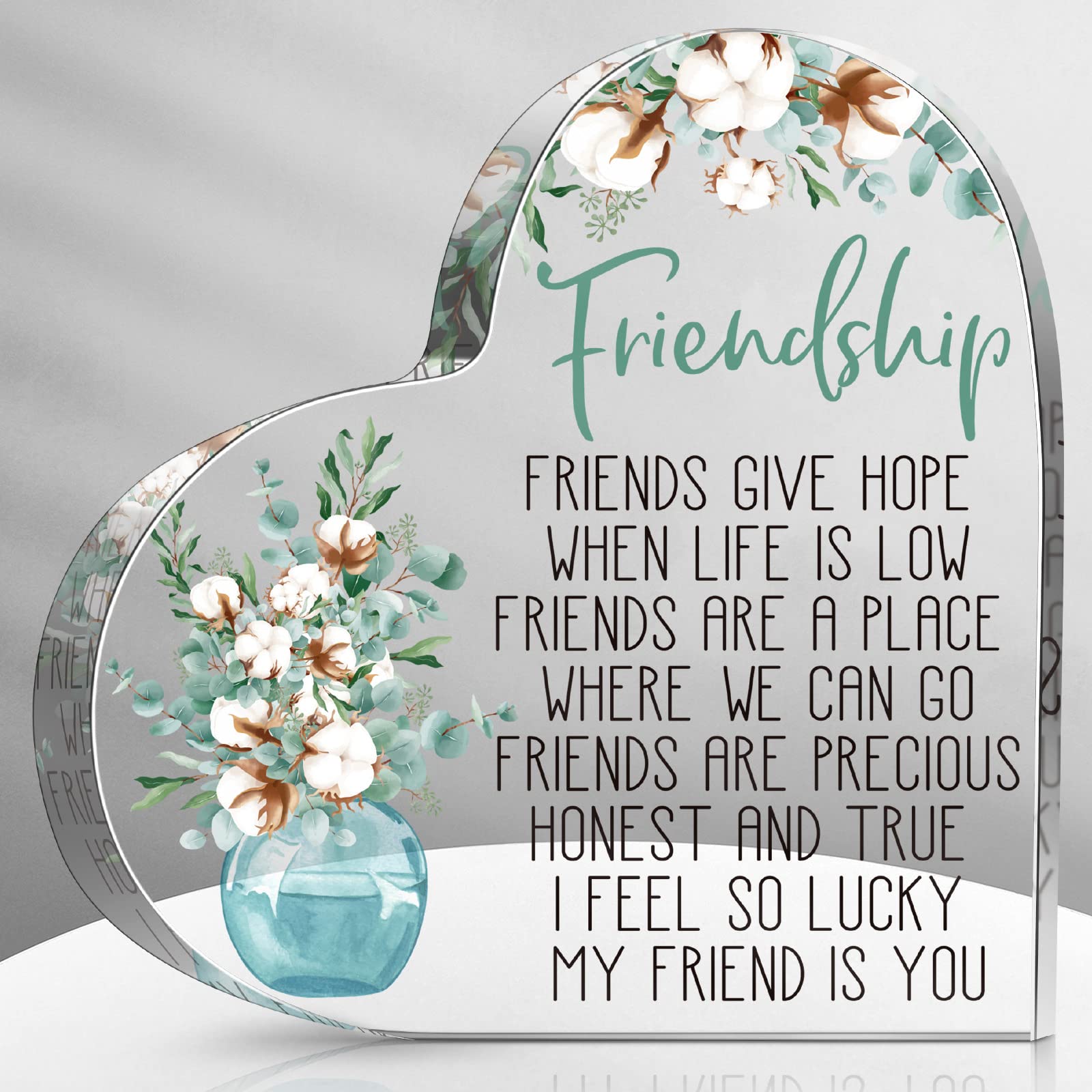 Acrylic Heart Keepsake