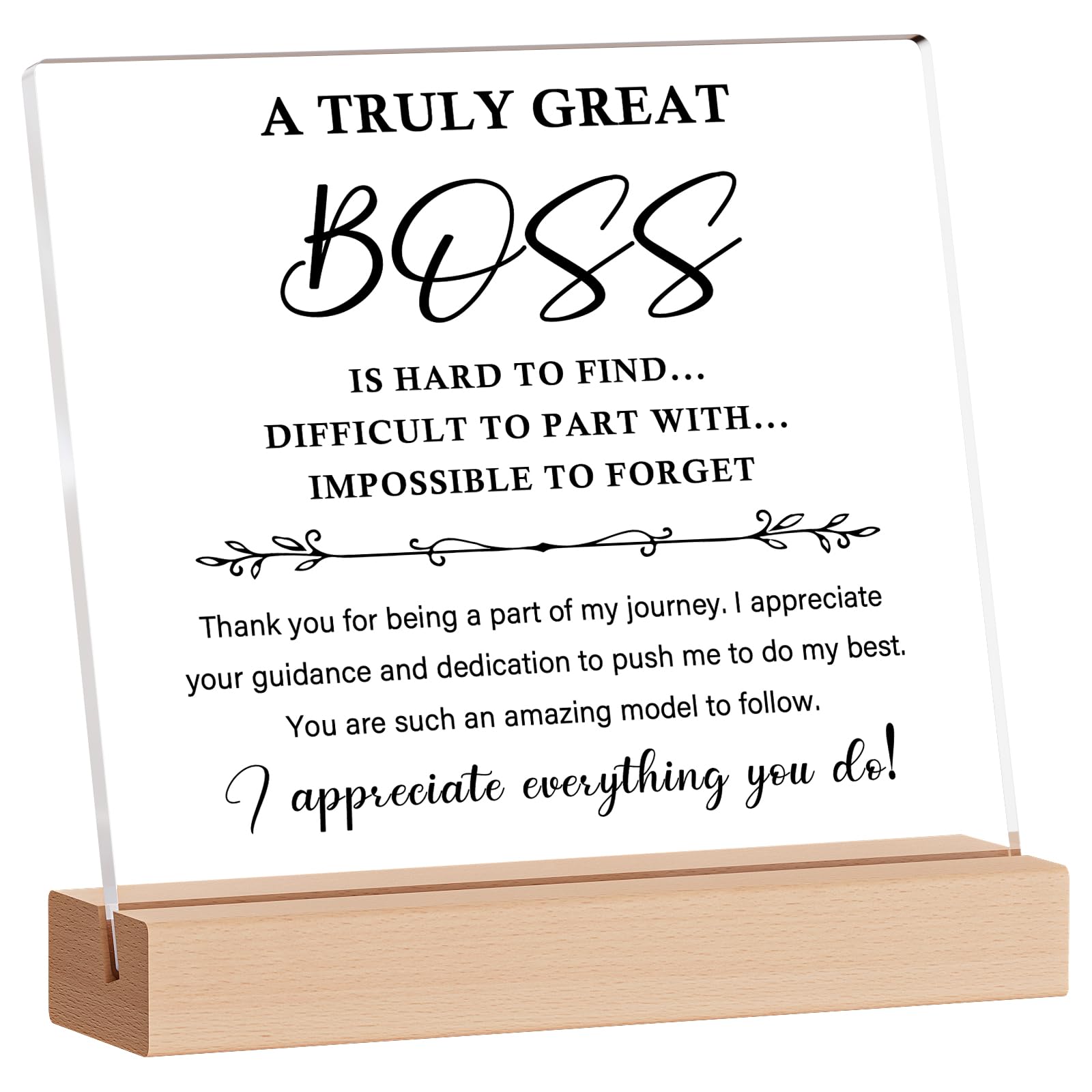 Inspirational Boss Keepsake