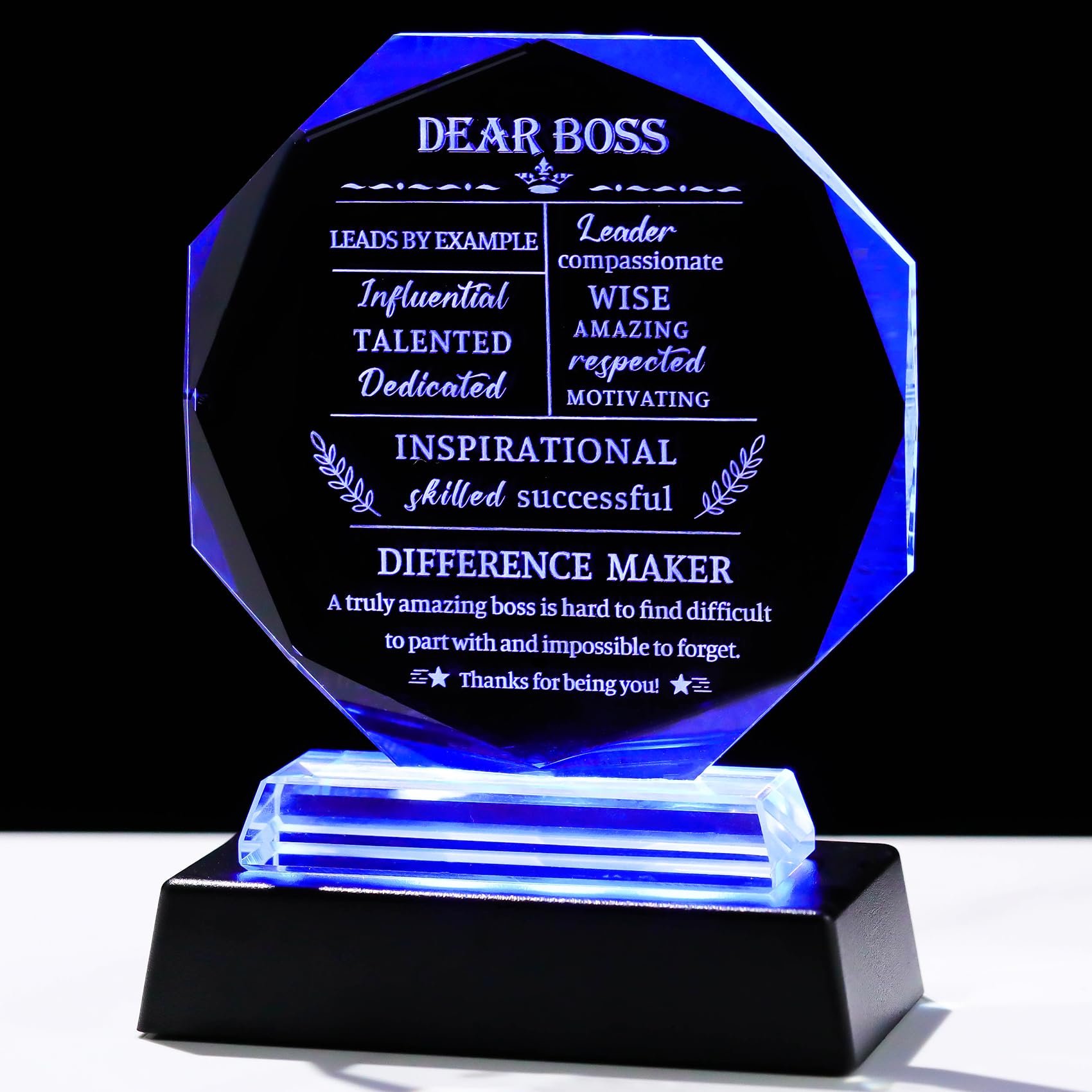 LED Crystal Keepsake