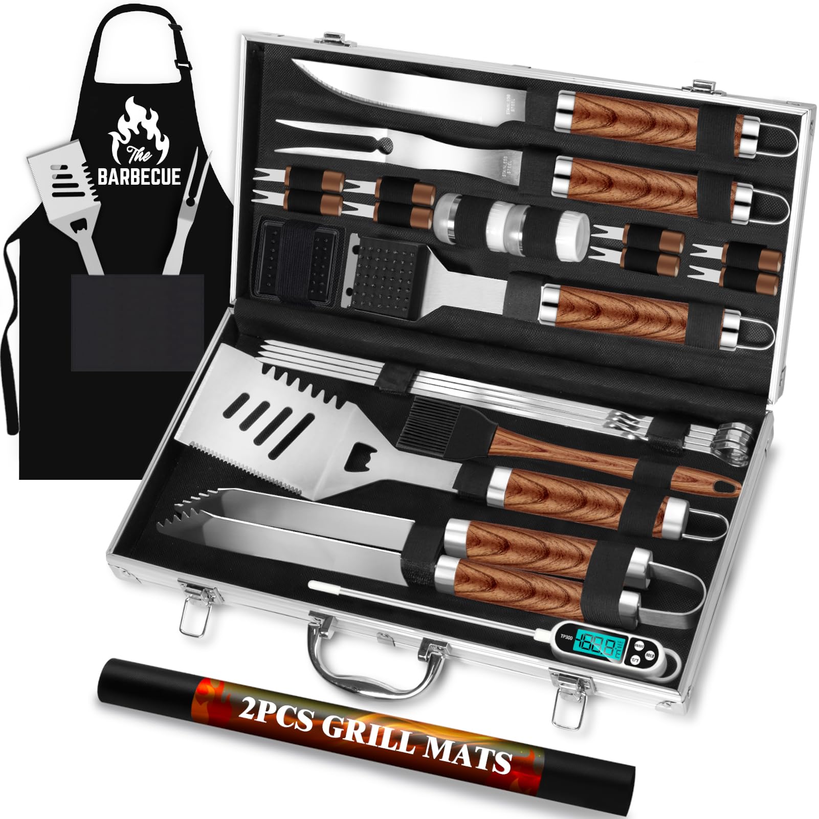26pcs BBQ Grill Tool Set