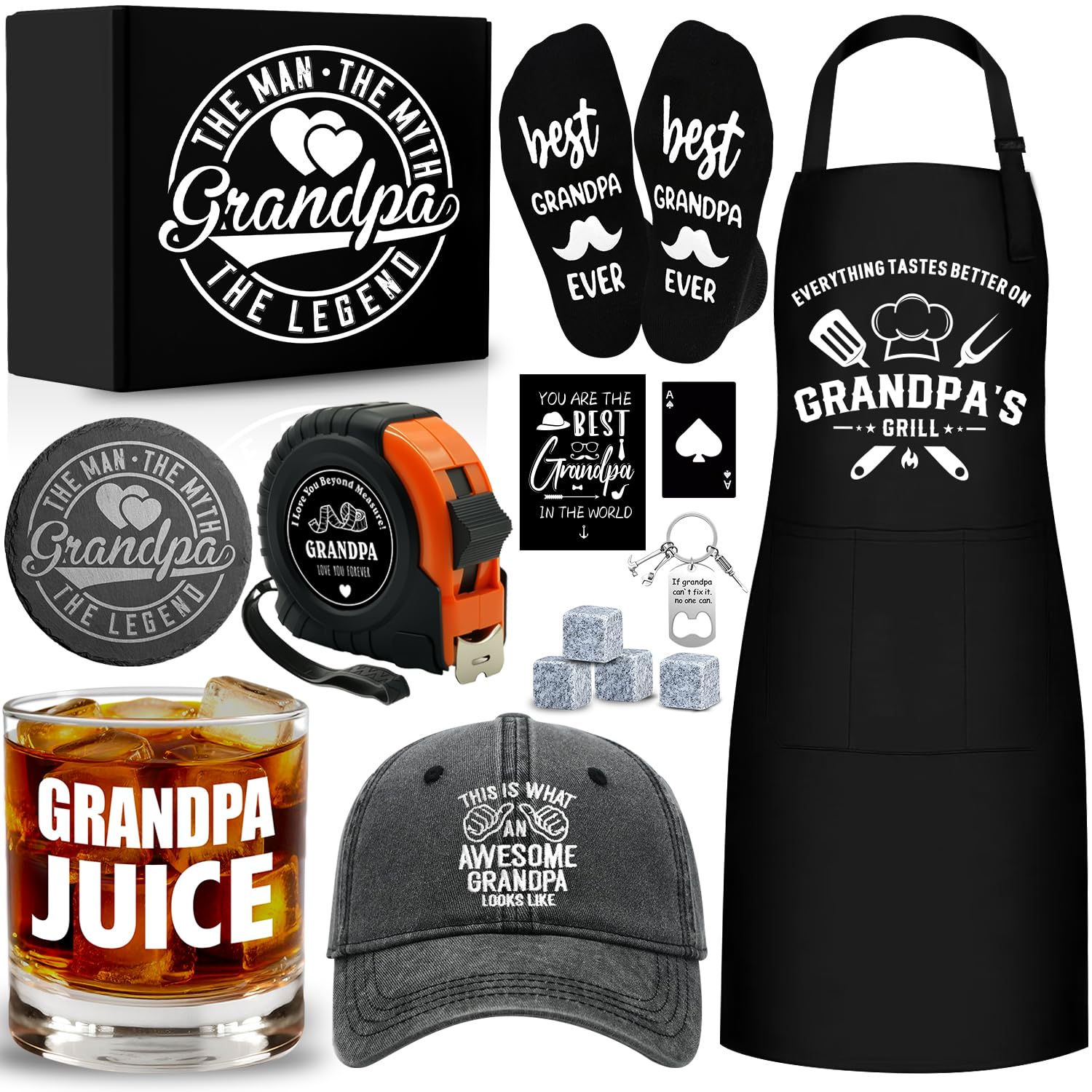 14pcs Best Granddad Gift Set