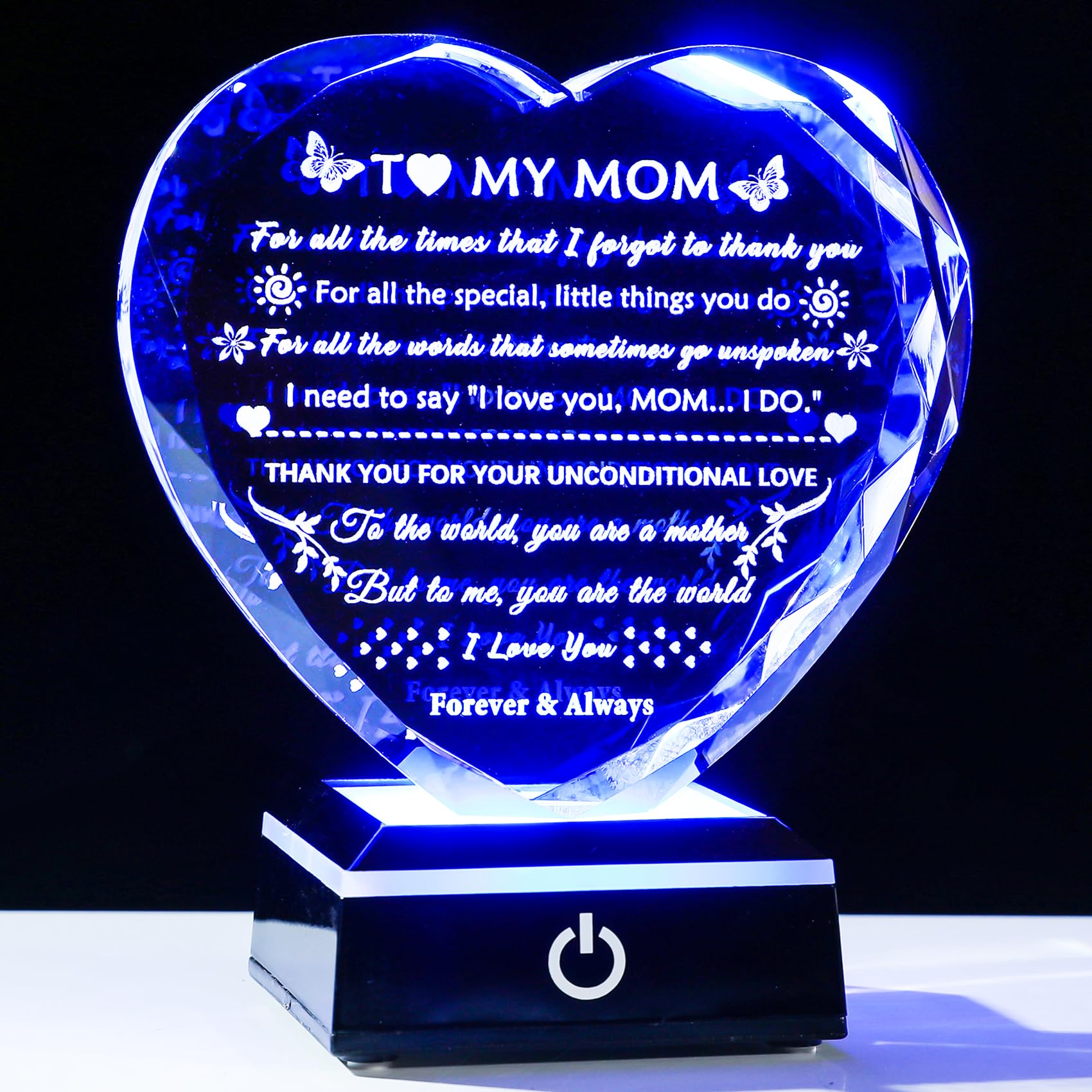 Crystal Heart LED Keepsake