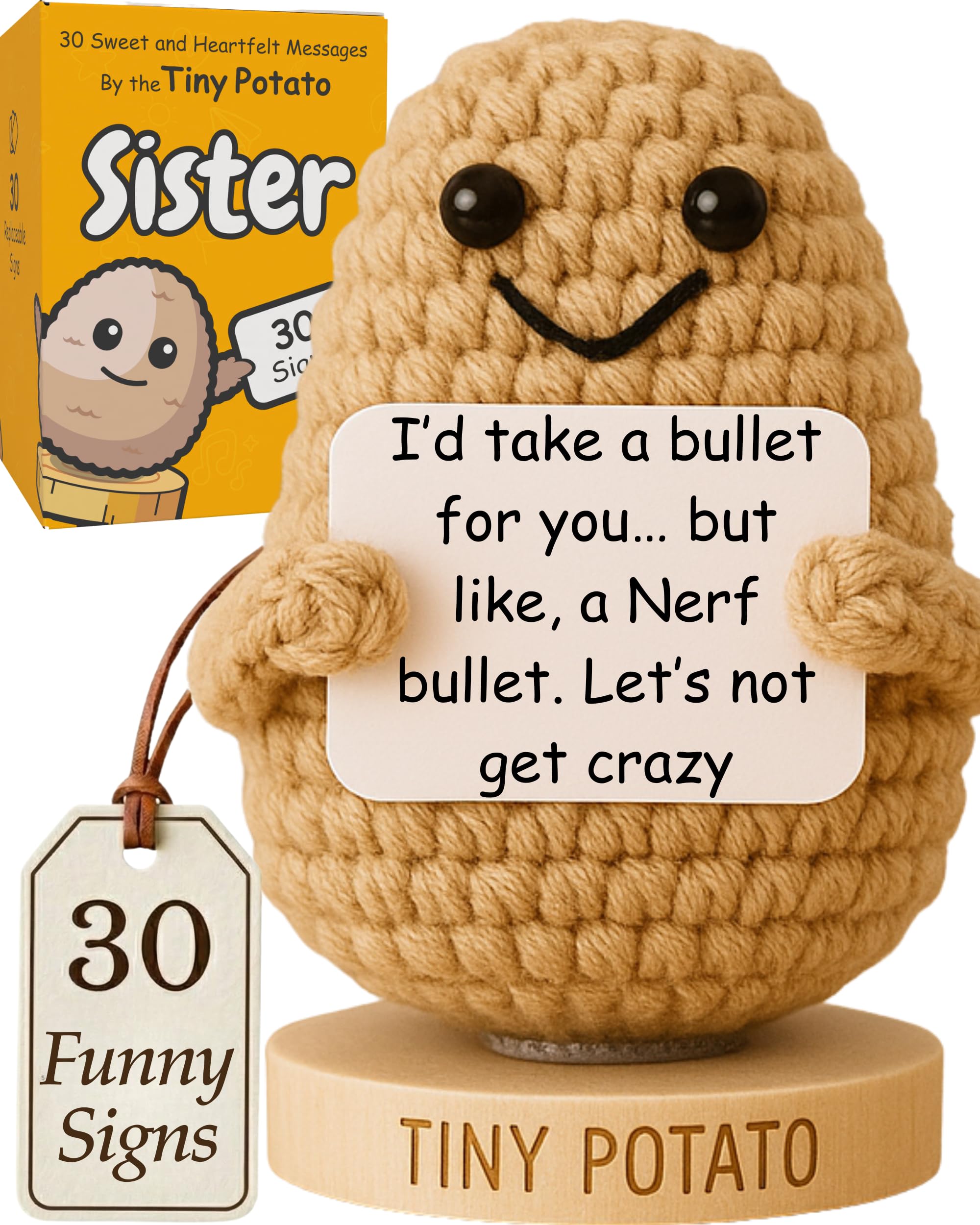 Funny Crochet Potato