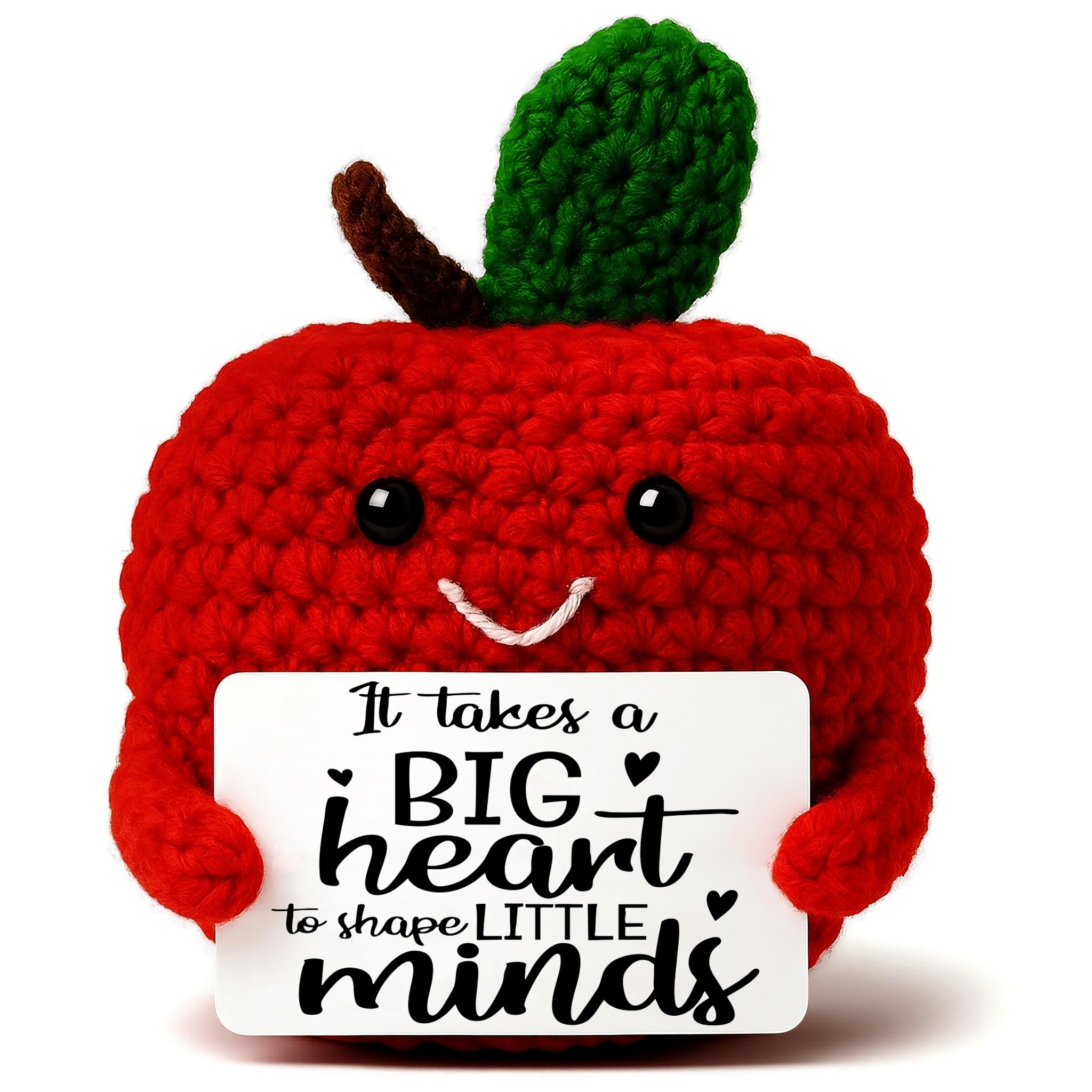 Crochet Apple with Heart