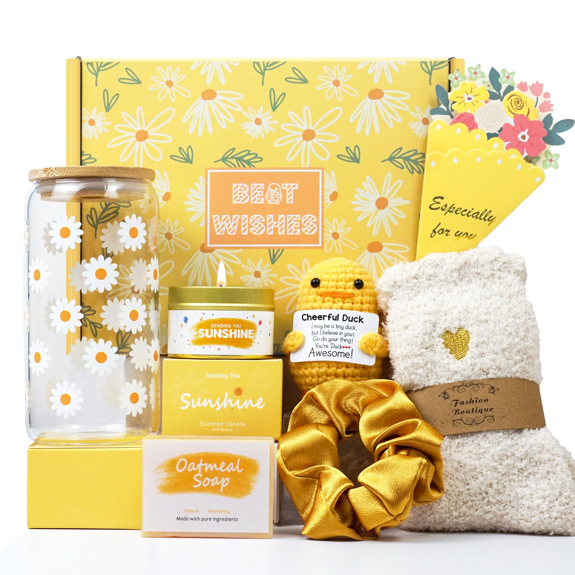 Yellow Gift Basket Set