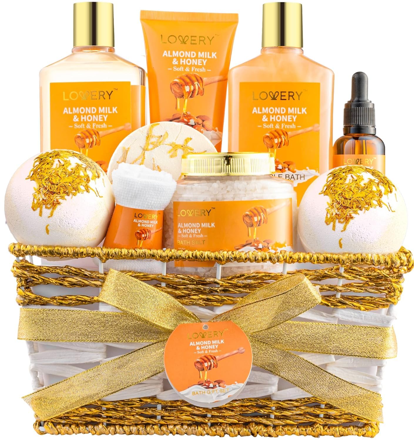 10pc Almond Milk Spa Set