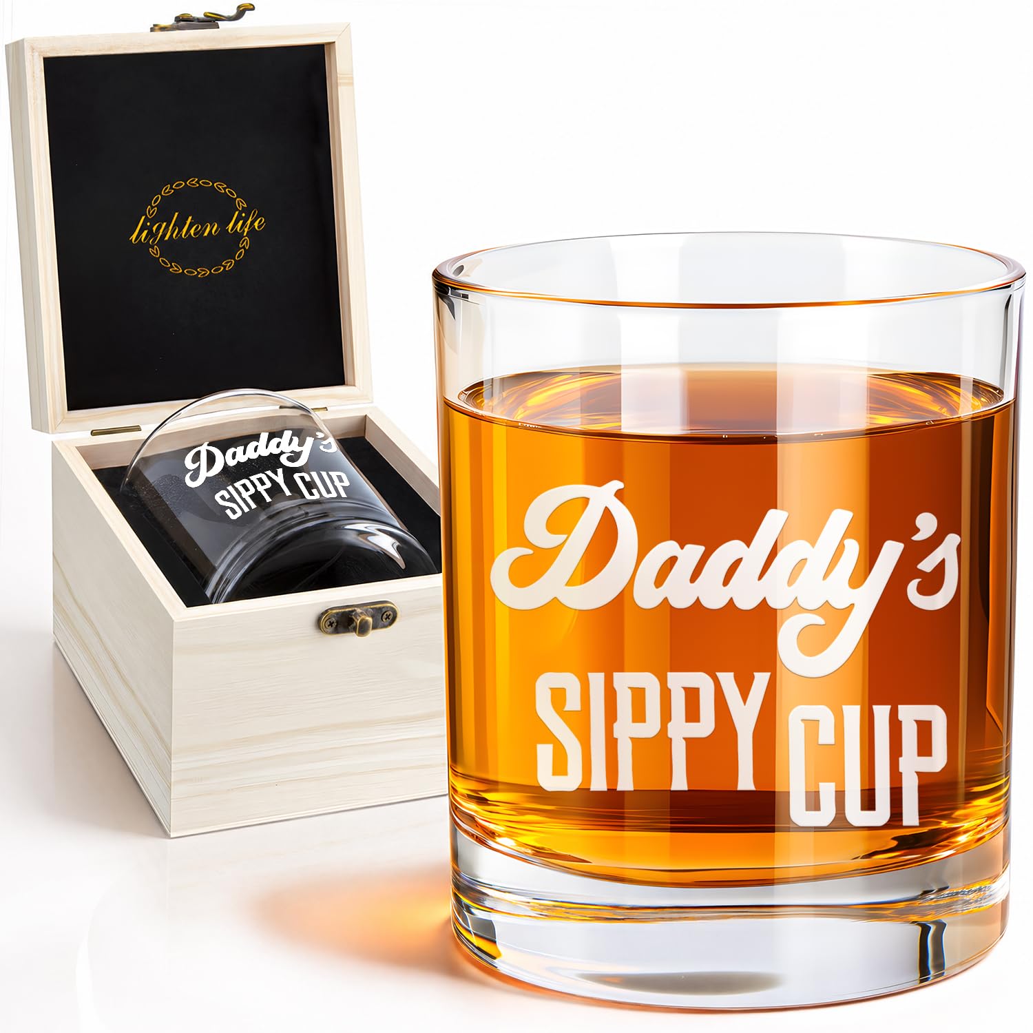 Daddy's Sippy Cup Whiskey Glass