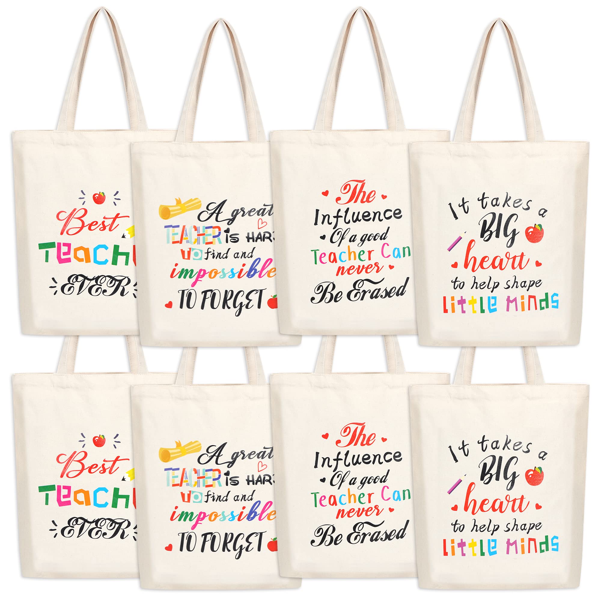 Teacher Canvas Tote Bags