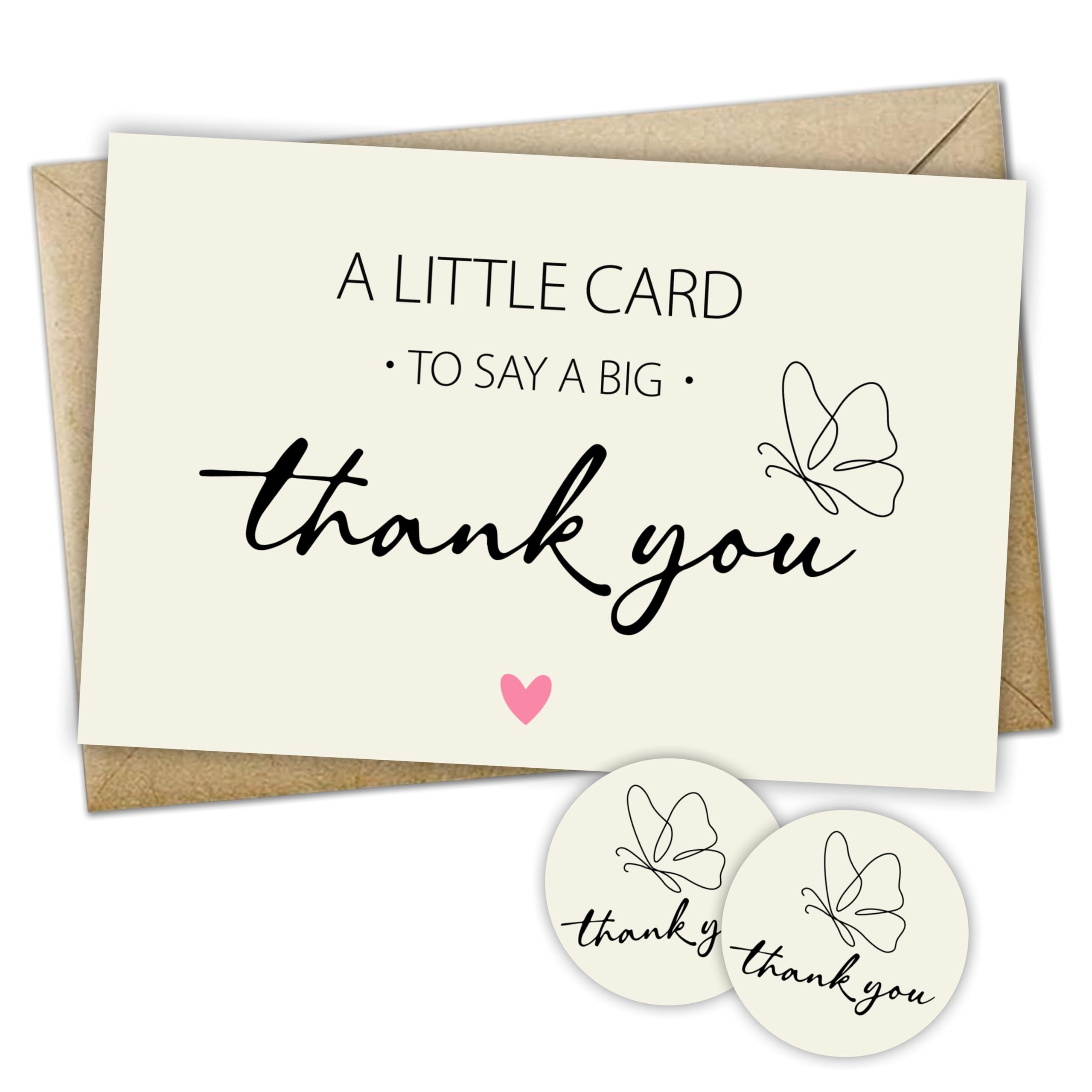 30pk Thank You Cards Set
