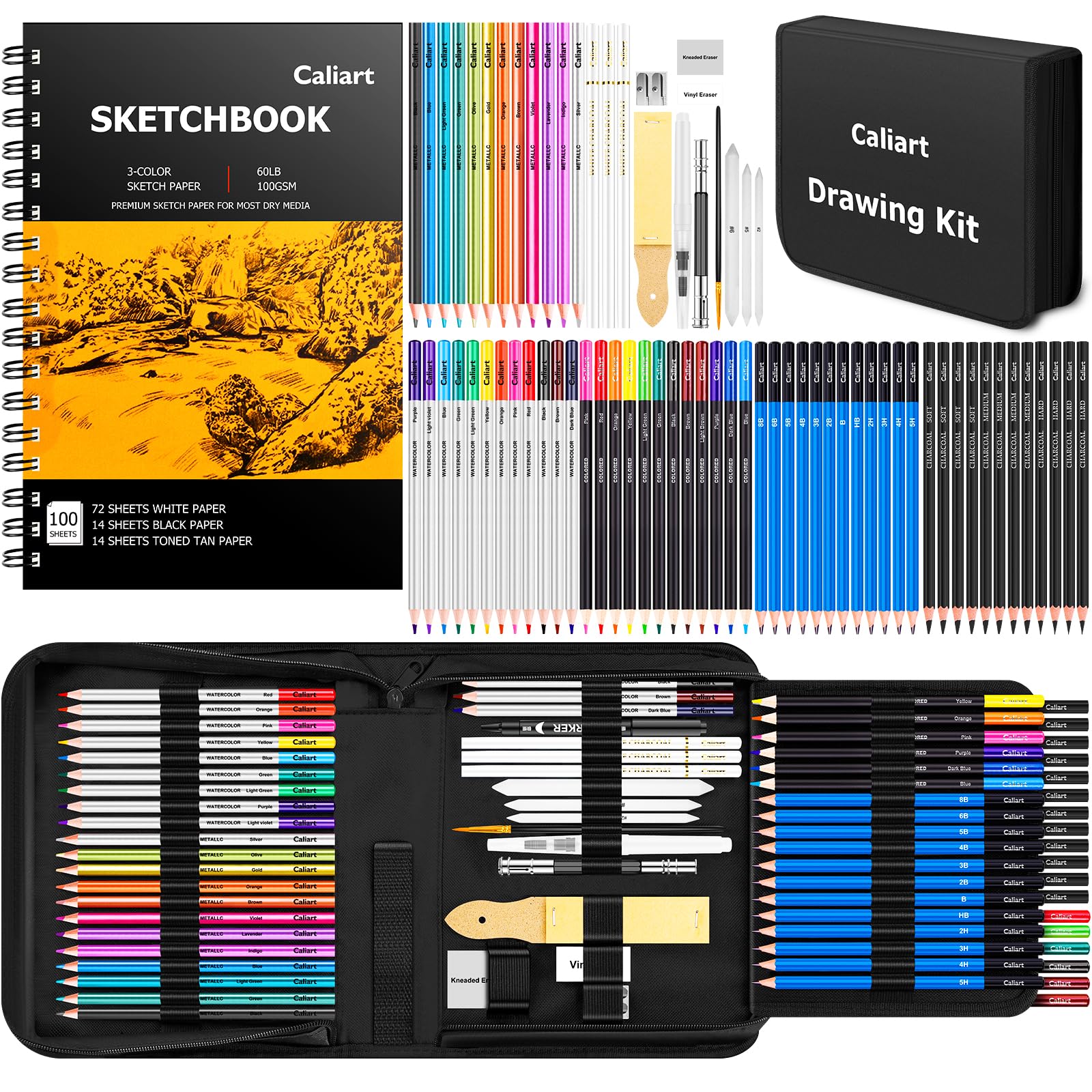 176pcs Art Sketching Kit