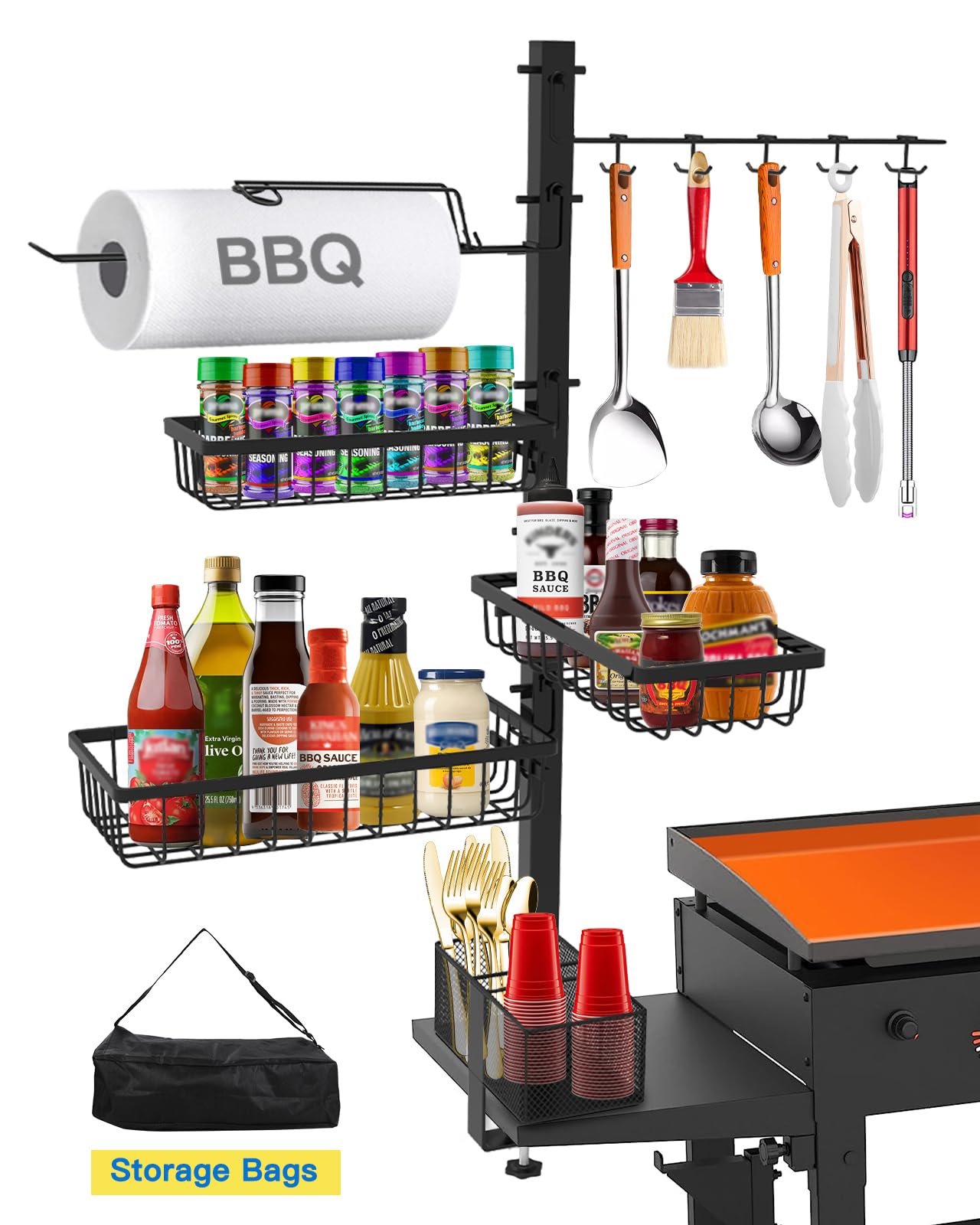 Griddle Caddy Organizer