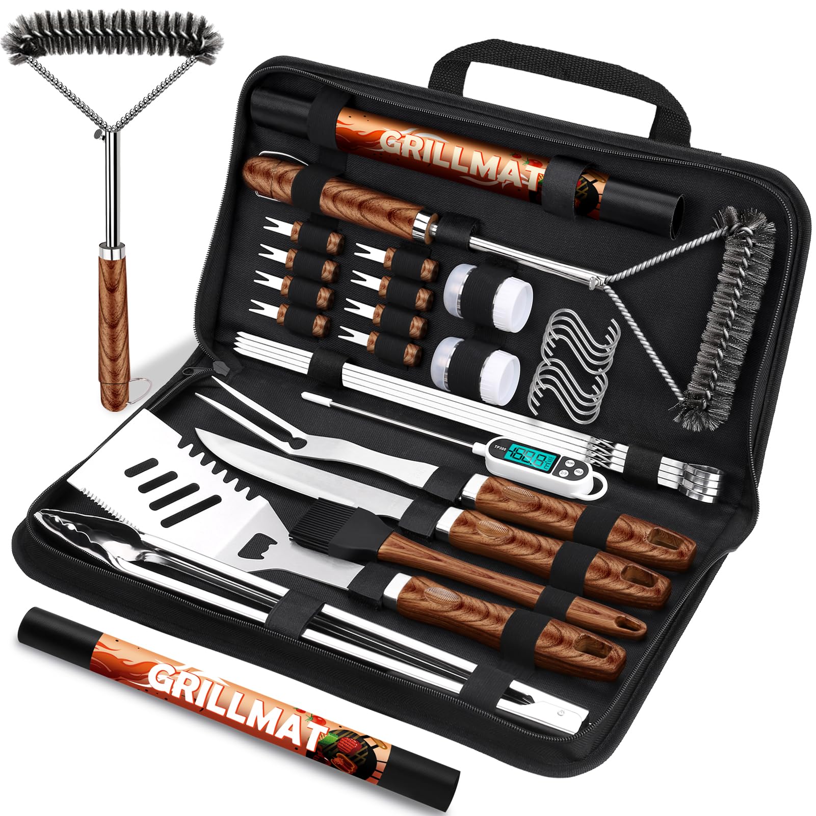 RINPIR 31pcs BBQ Utensils