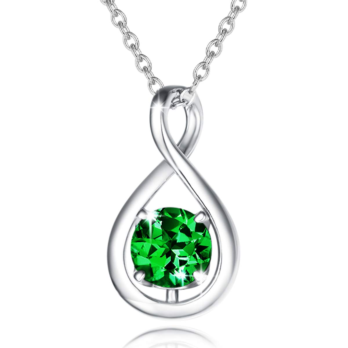 Infinity Love Heart Necklace