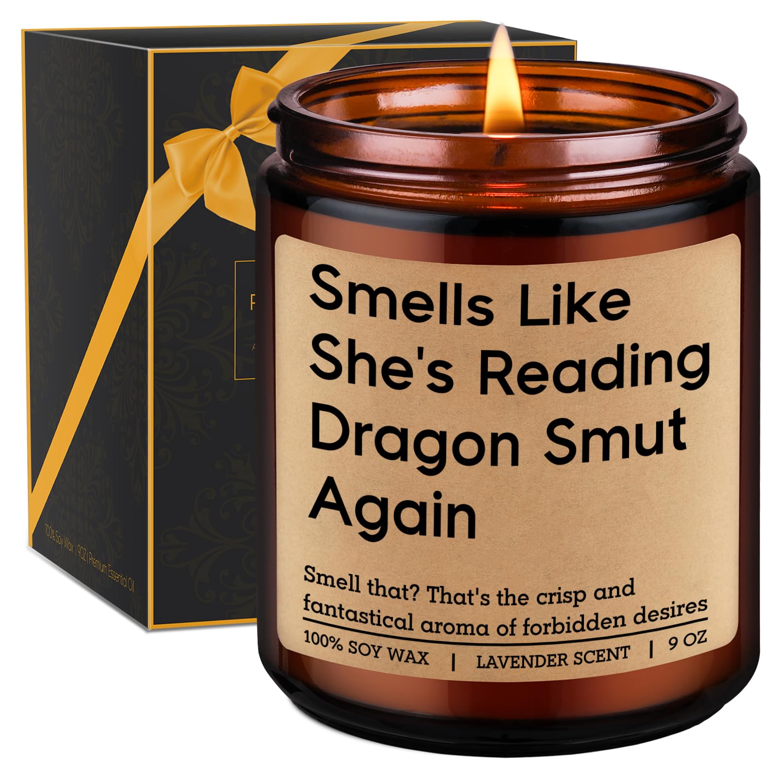 Romantasy Dragon Candle