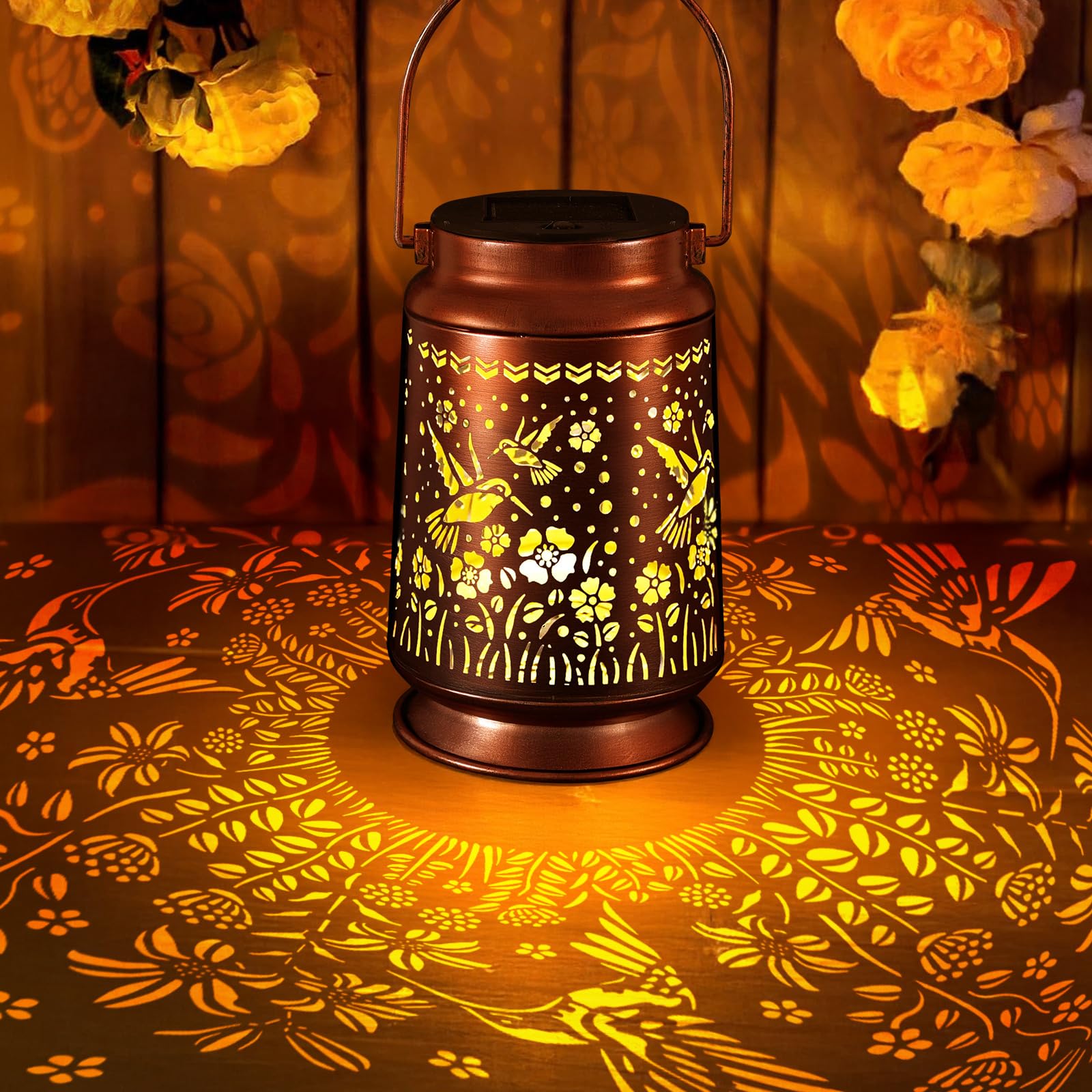 Solar Hummingbird Lantern