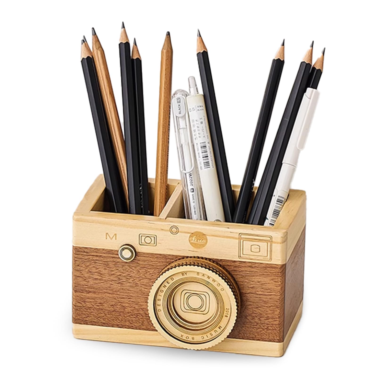 Vintage Camera Pencil Holder