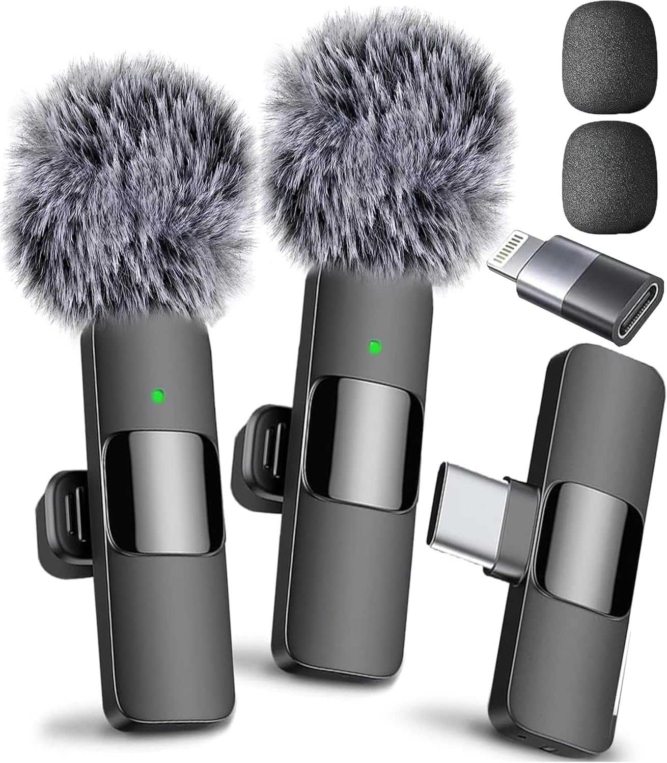 Wireless Mini Microphone (2pk)