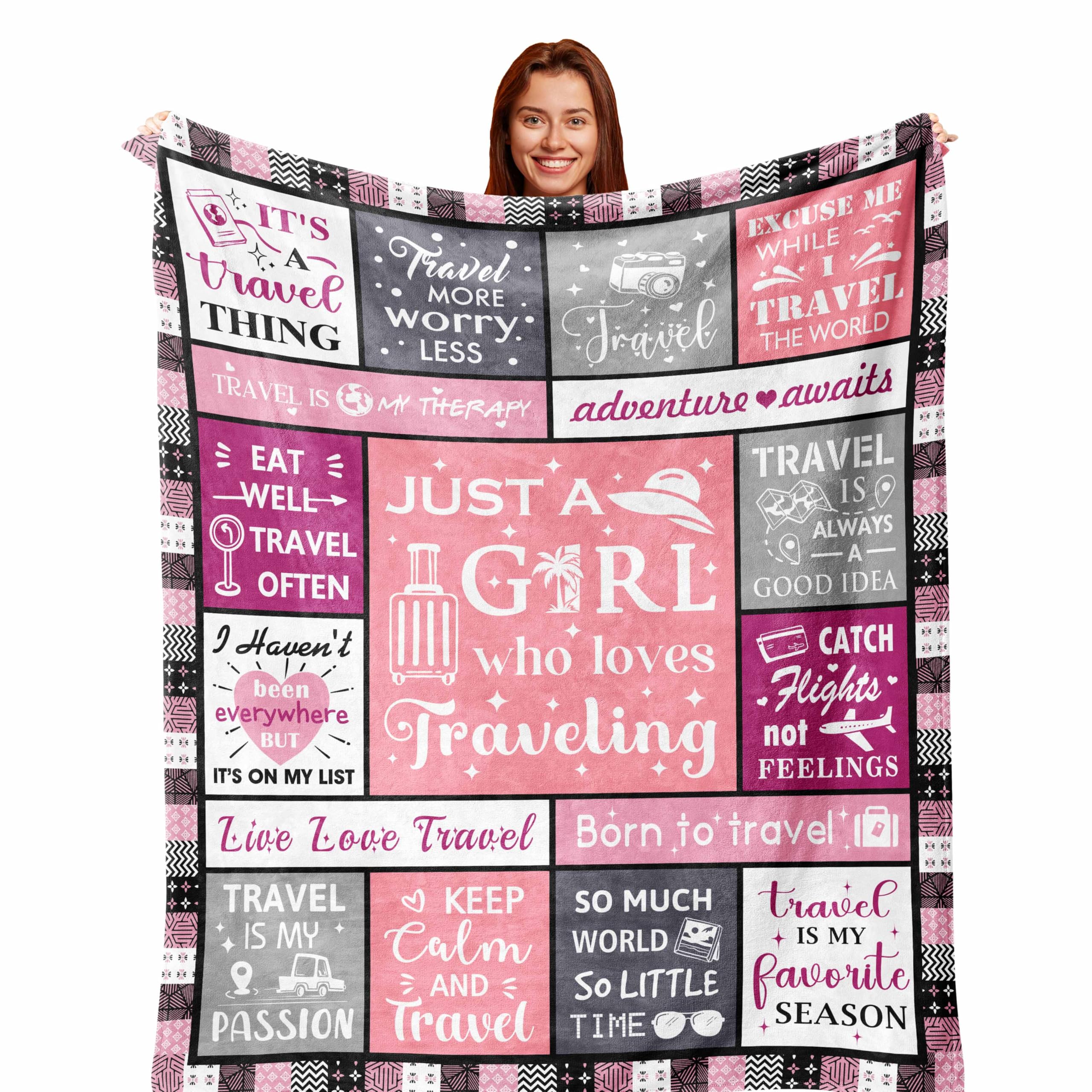 Unique World Traveler Blanket