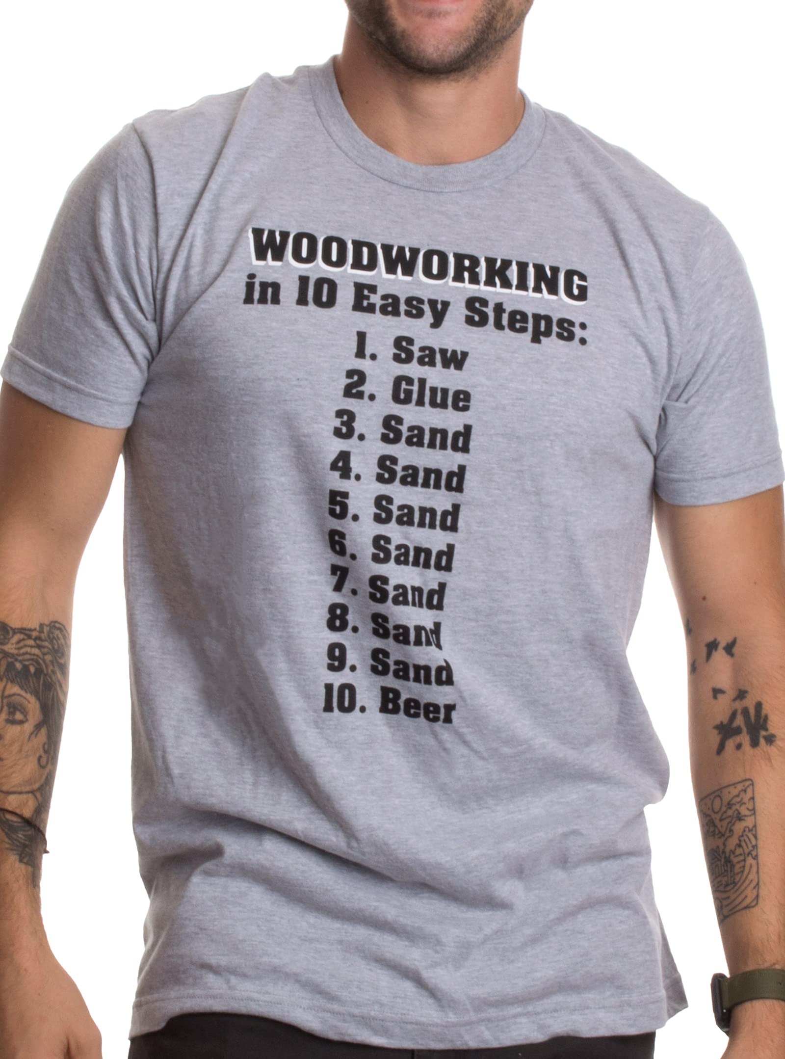 10 Easy Woodworking Steps Tee