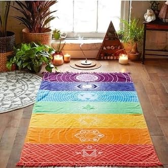 Rainbow Chakra Shawl