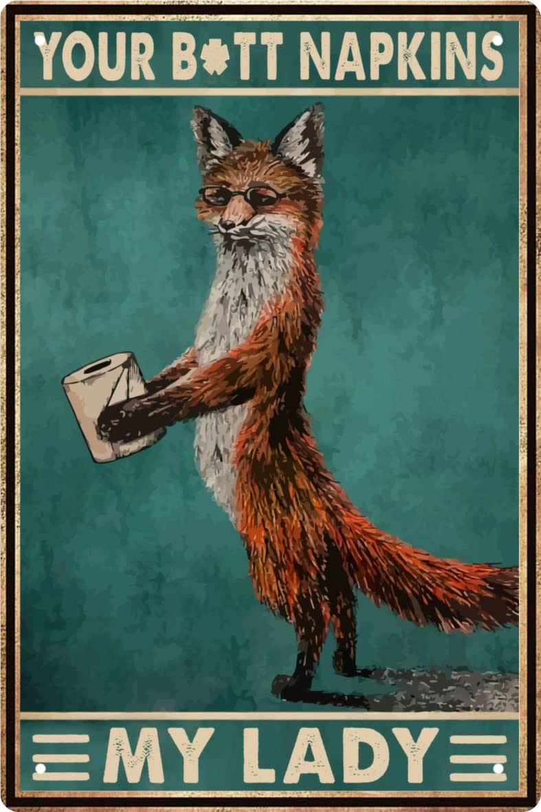 Funny Fox Wall Art Decor