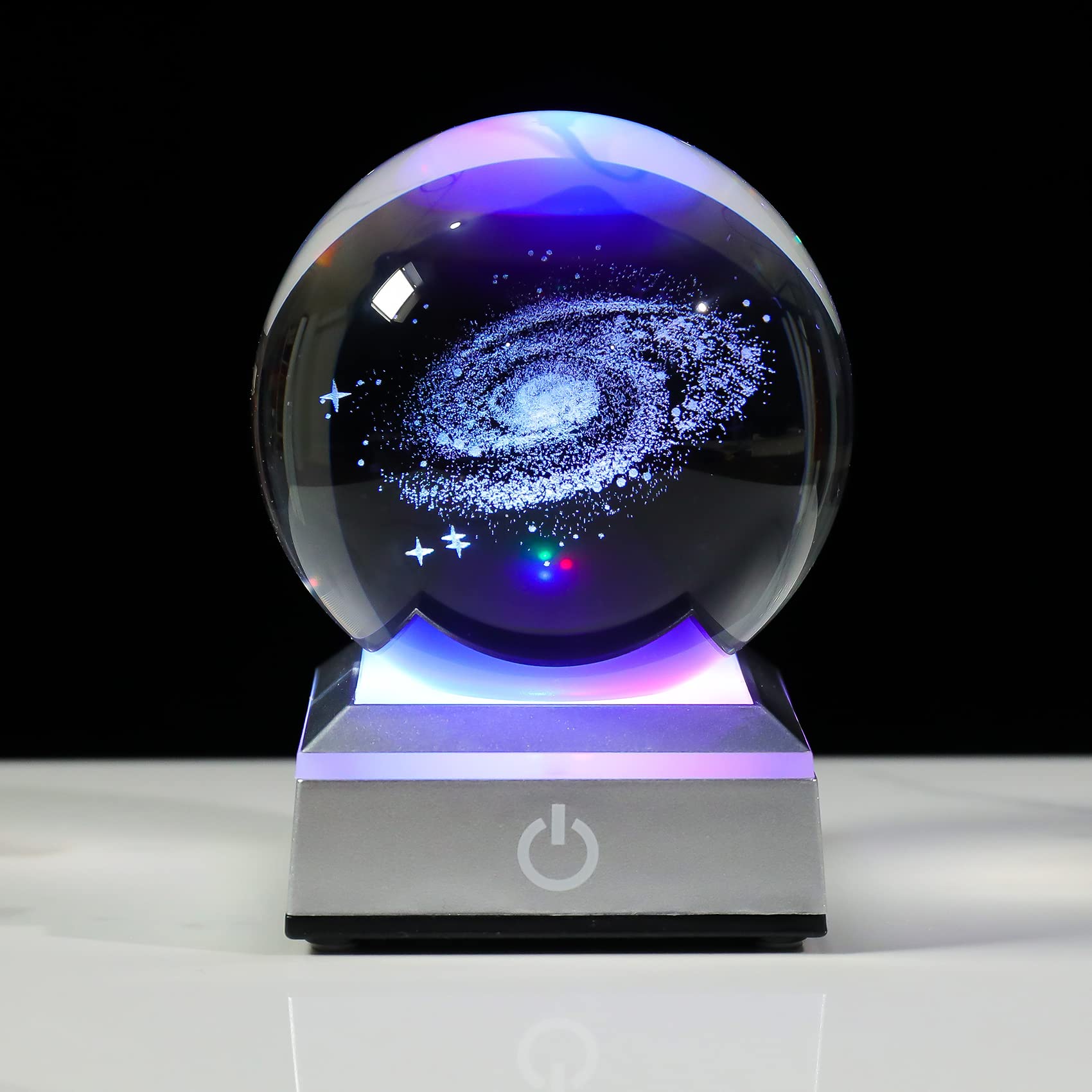 3.15" 3D Galaxy Glass Ball