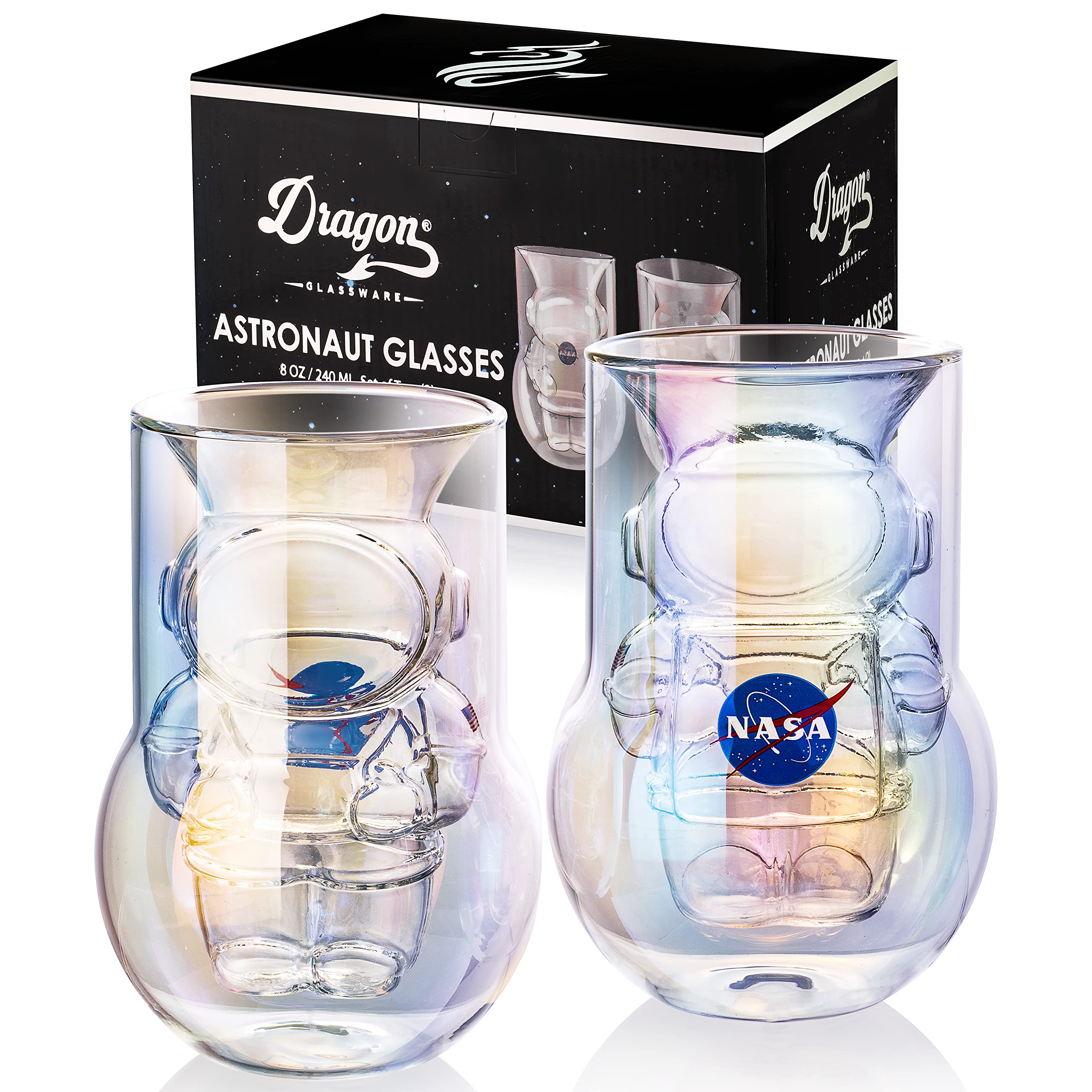 Dragon x NASA Astronaut Glass