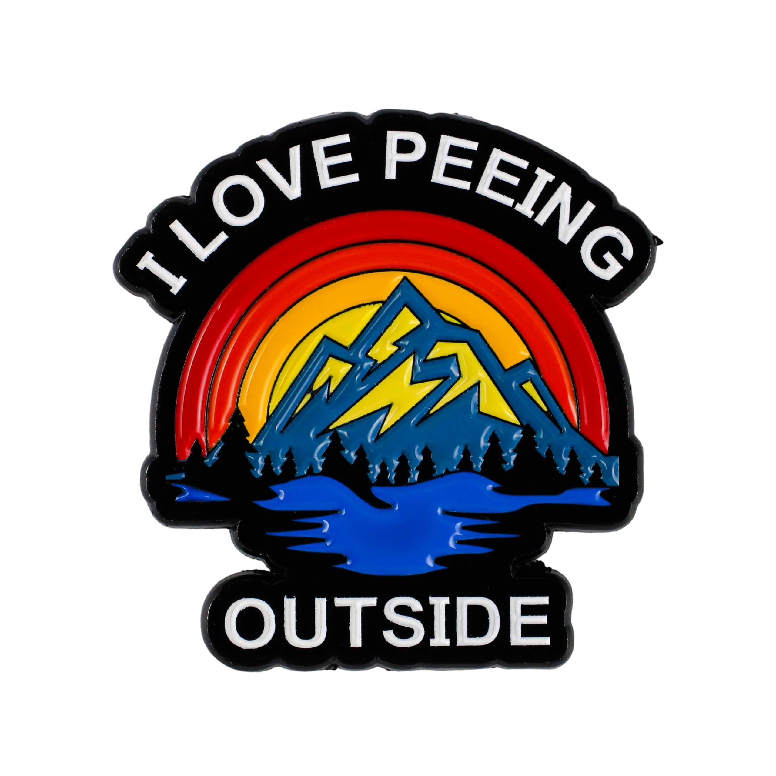 I Love Peeing Outside Pin