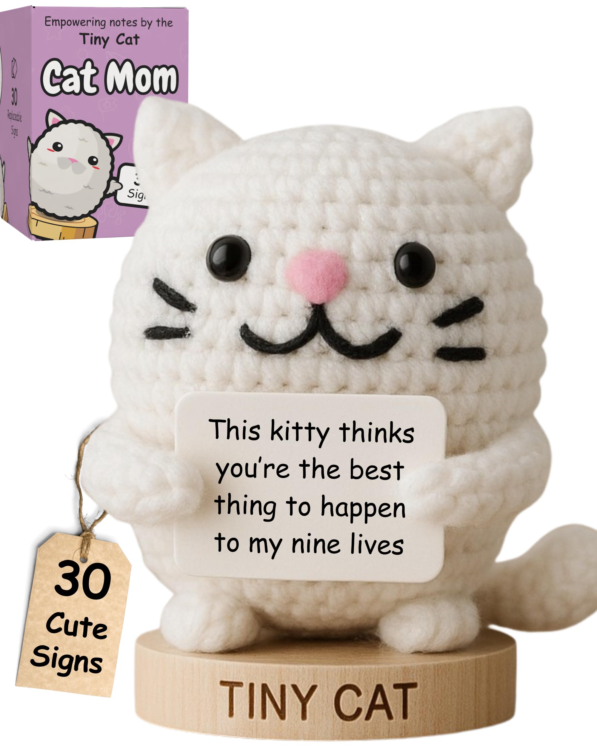Funny Fur Mama Crochet Cat