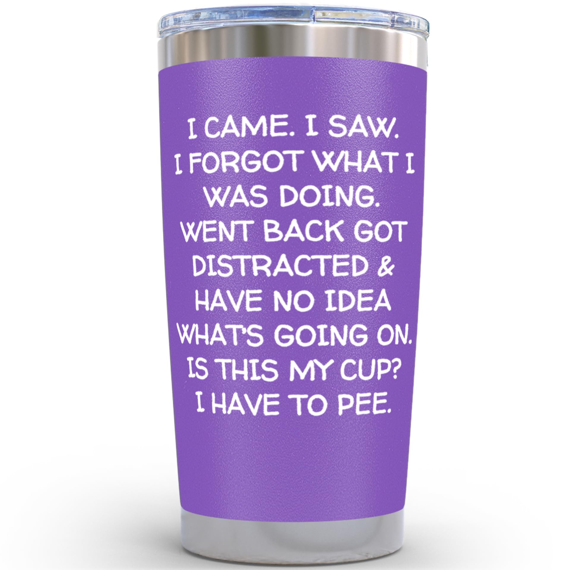 I Came I Saw I Forgot Tumbler