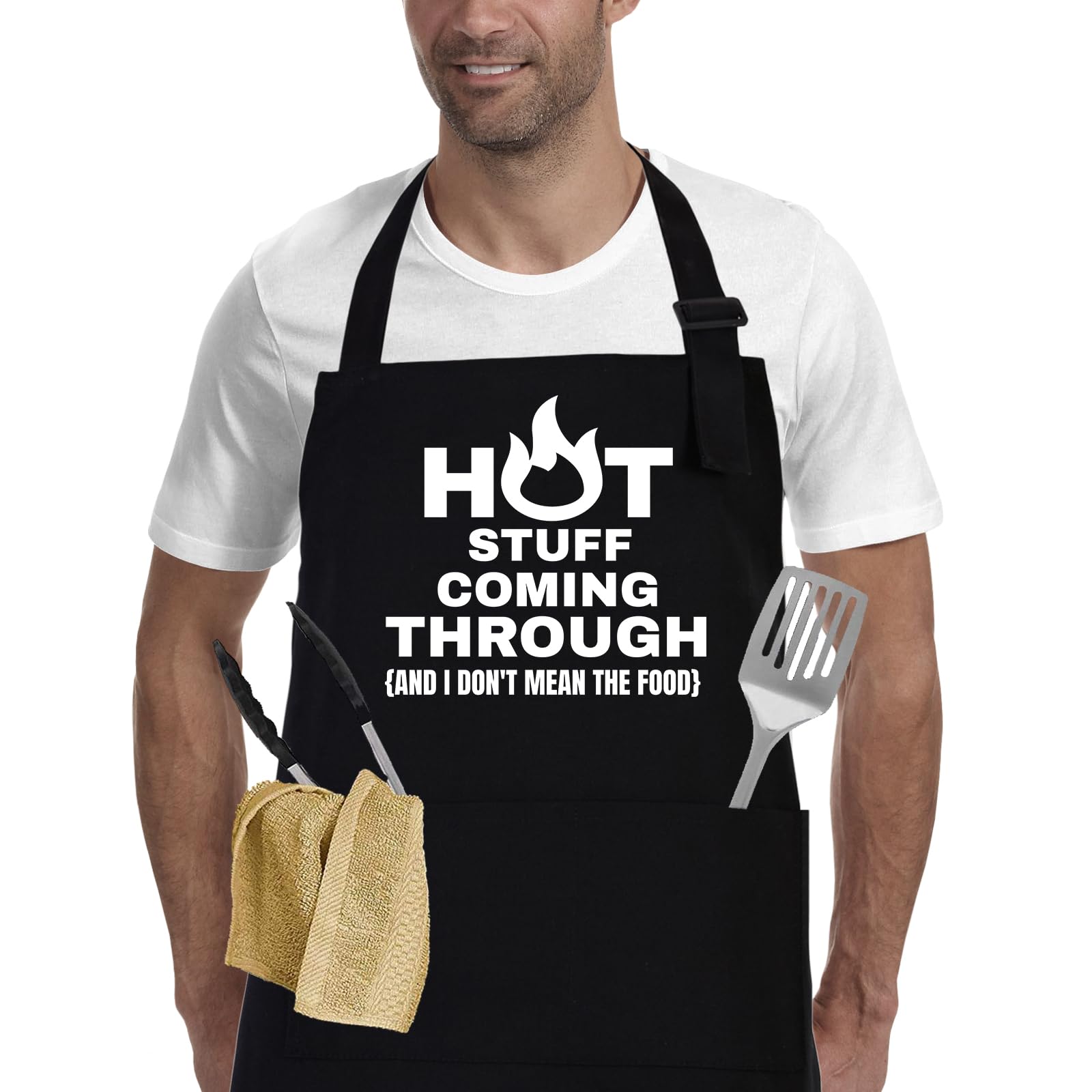 Funny BBQ Chef Apron Set