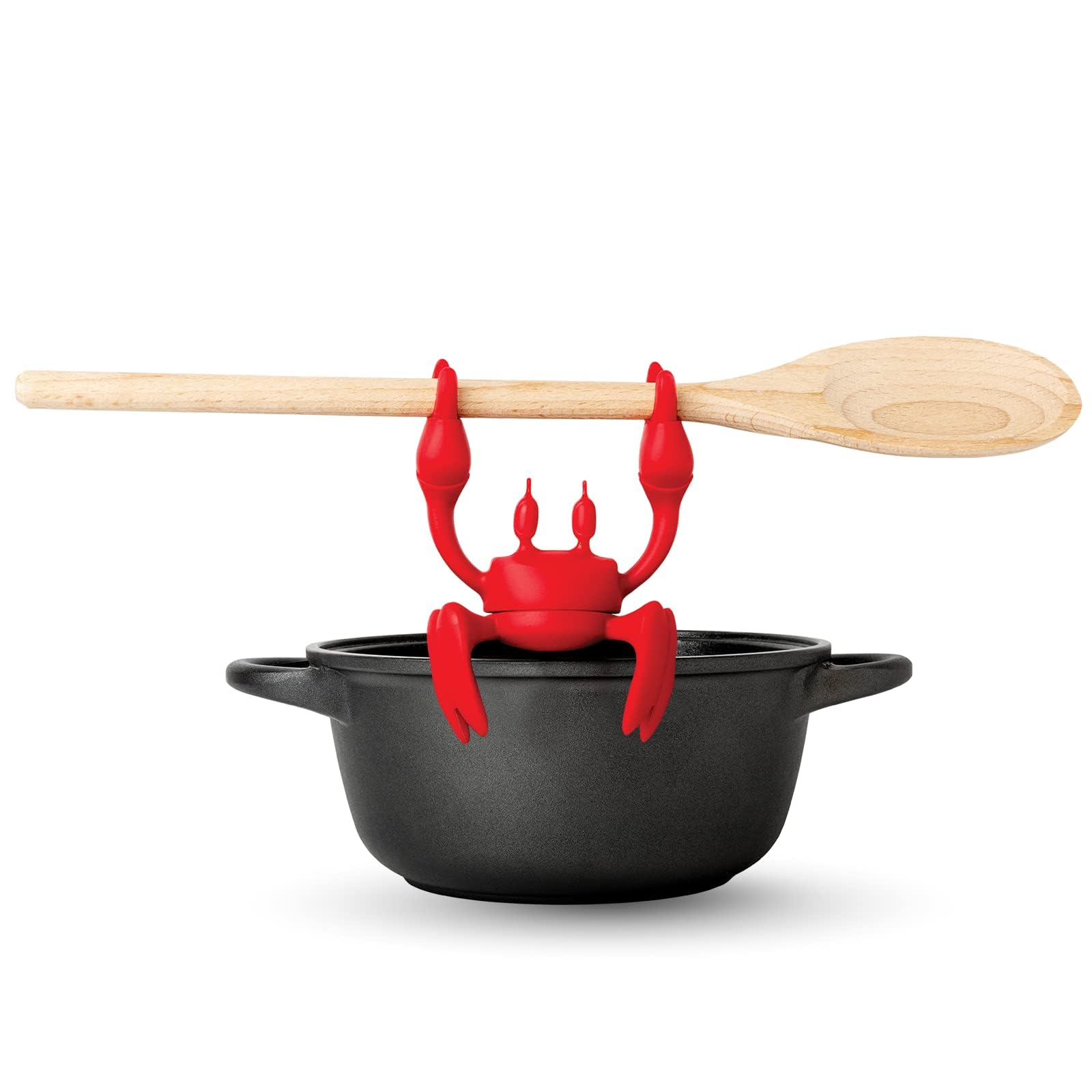 Red Crab Silicone Utensil Rest