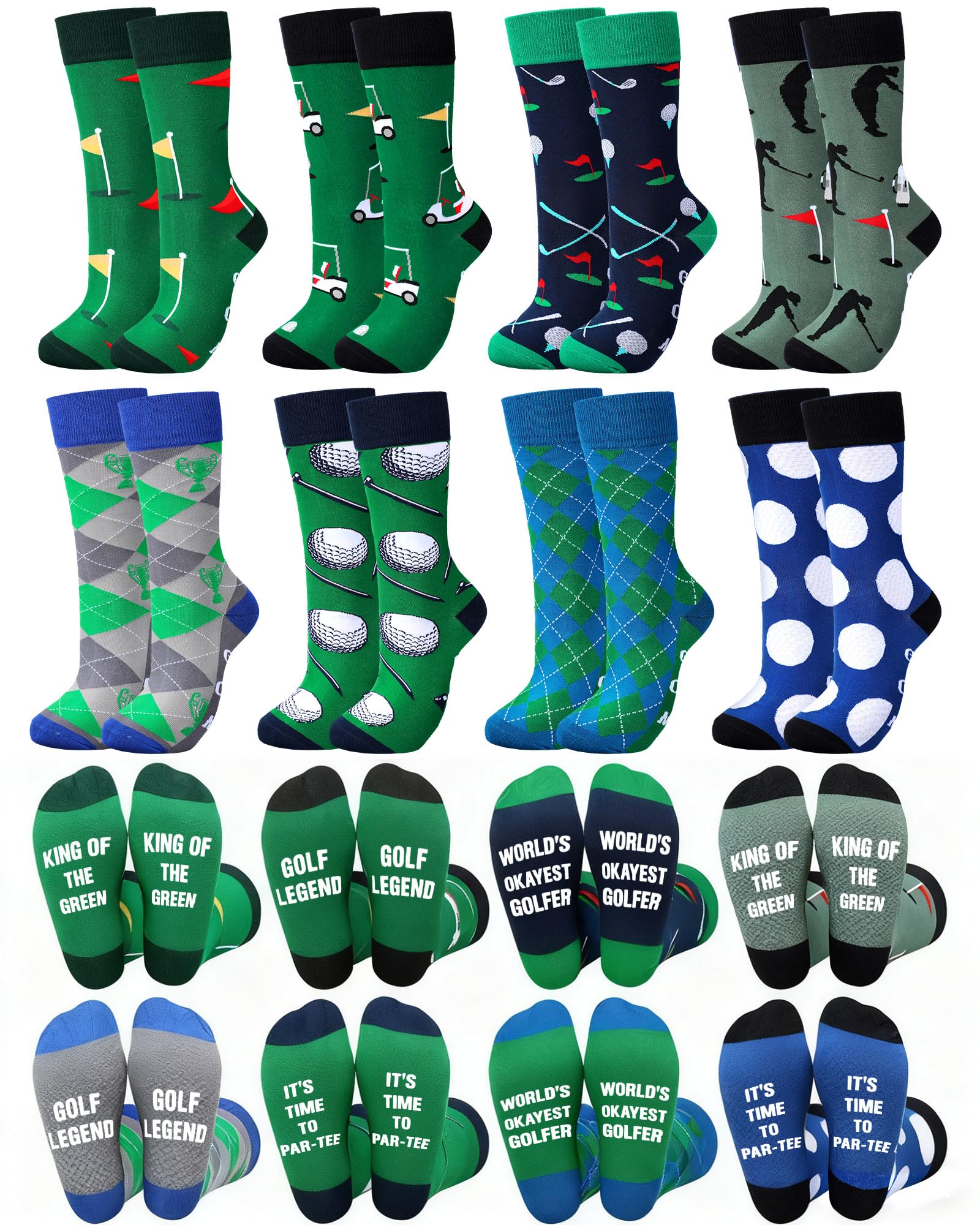 Golf Crew Socks for Men