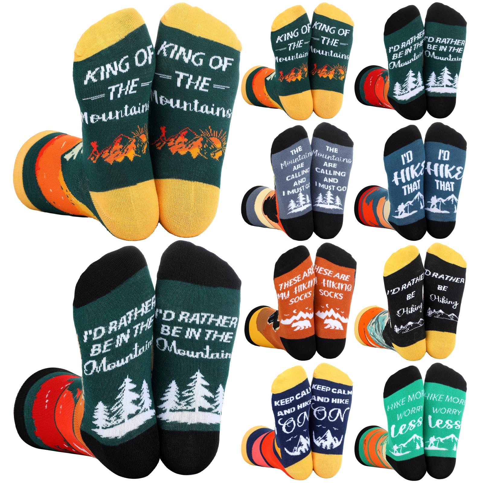 Outdoor Dad Crew Socks