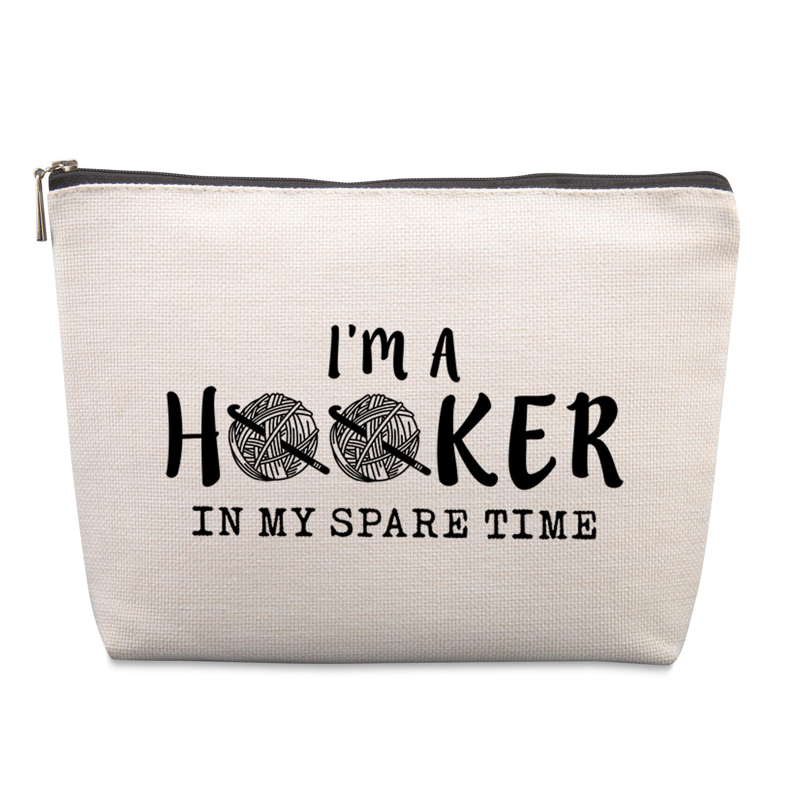 Funny Crochet Makeup Bag