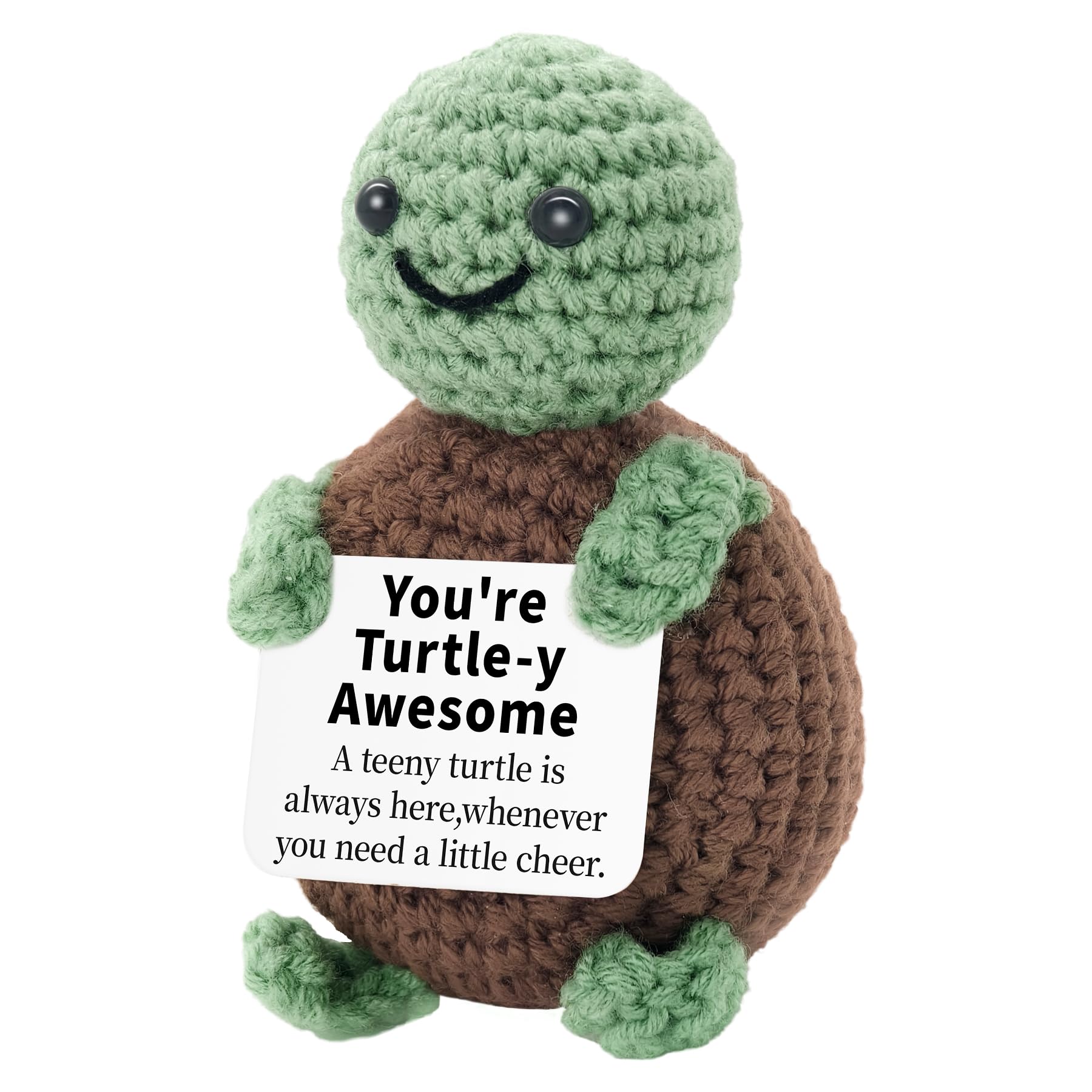 Emotional Support Crochet Turtle
