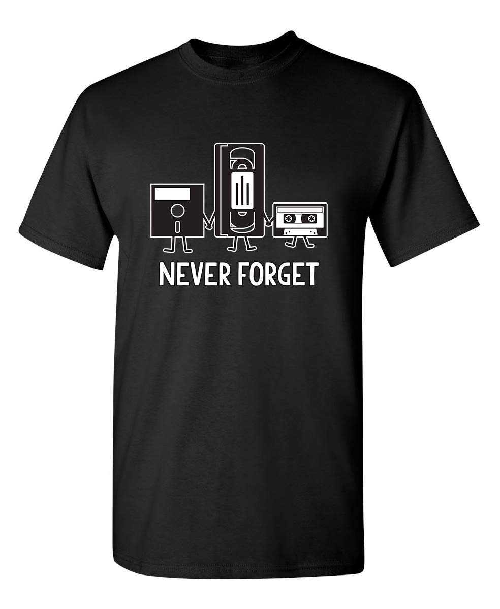 Never Forget VHS Retro Tee