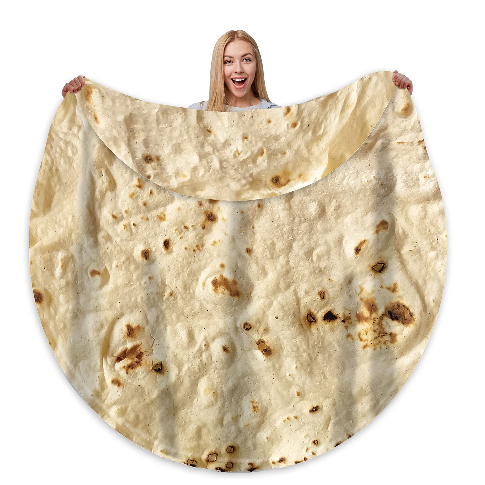 Giant Realistic Tortilla Blanket