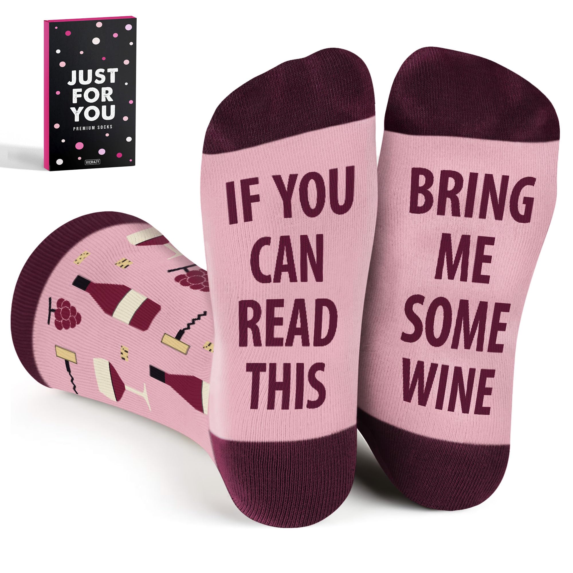 Stocking Stuffer Wine Socks