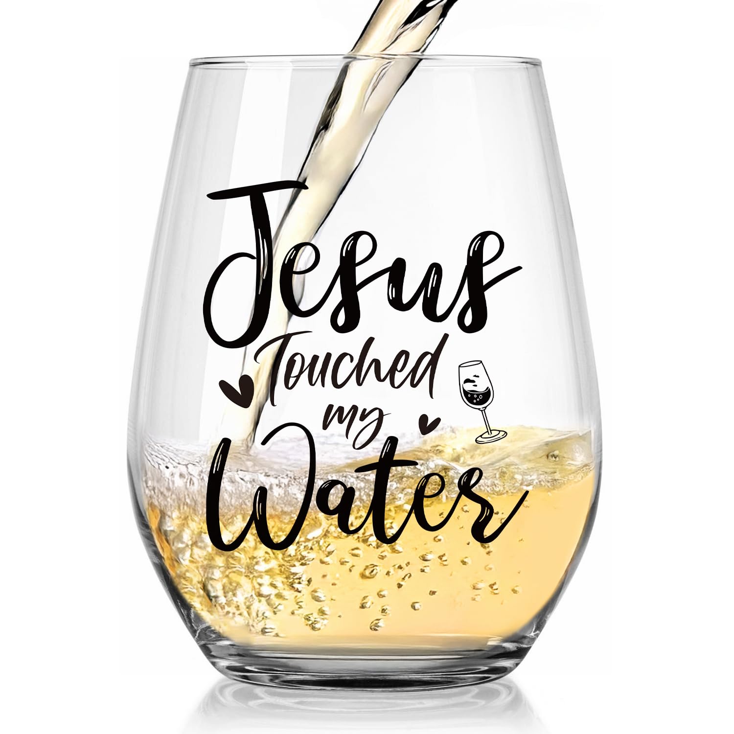 Touched My Water Wine Glass