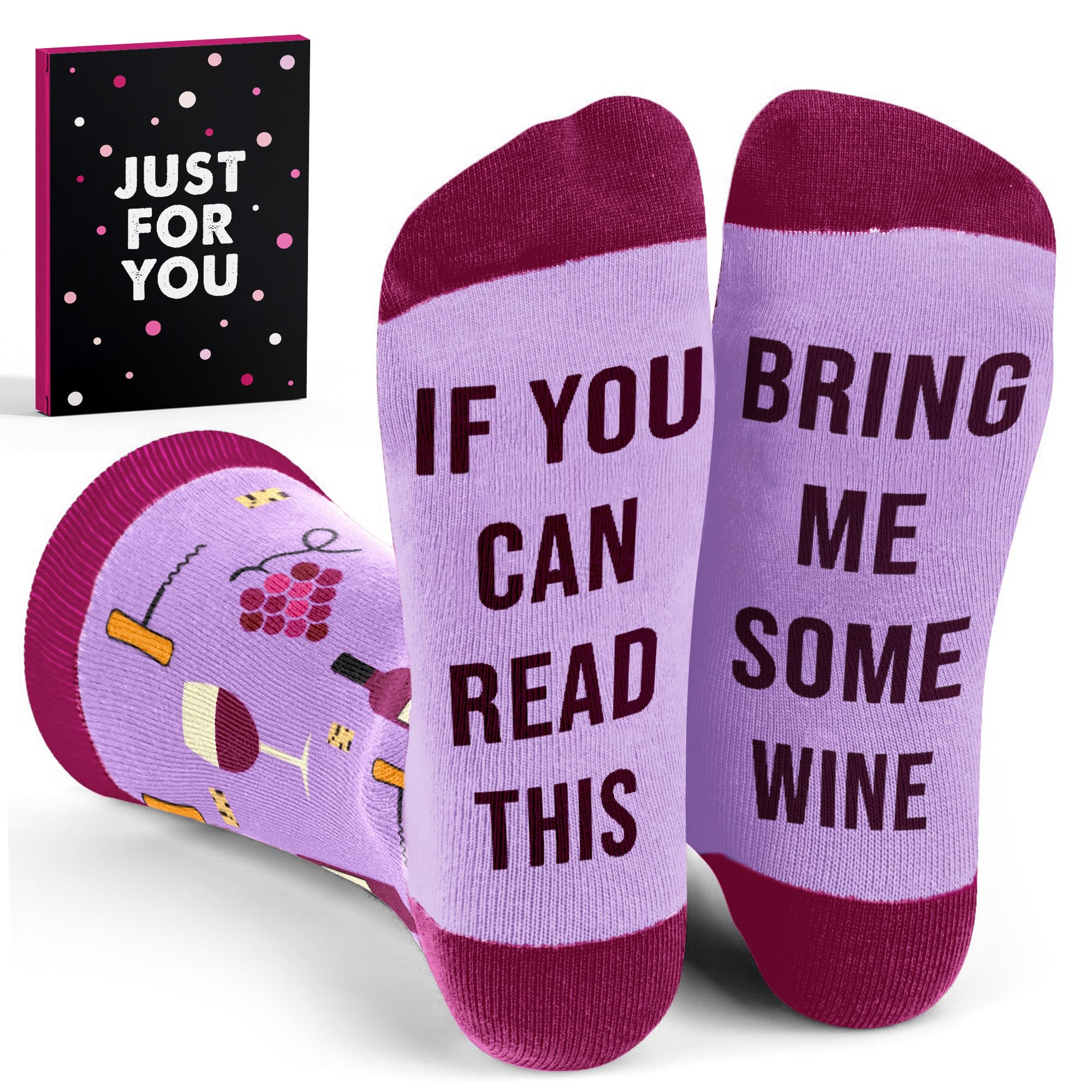 Funny Wine Socks for Mom