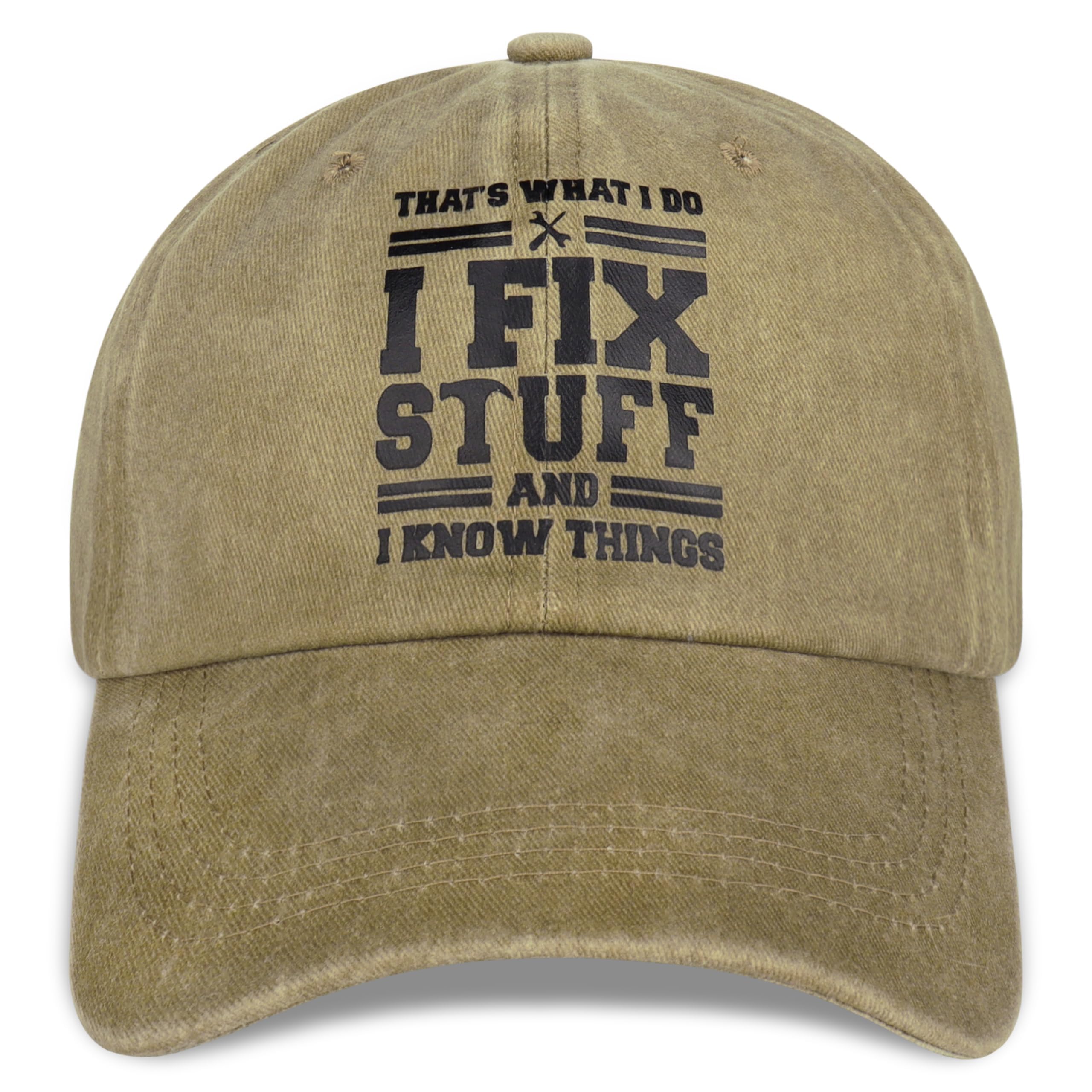 I Fix Stuff Funny Baseball Cap