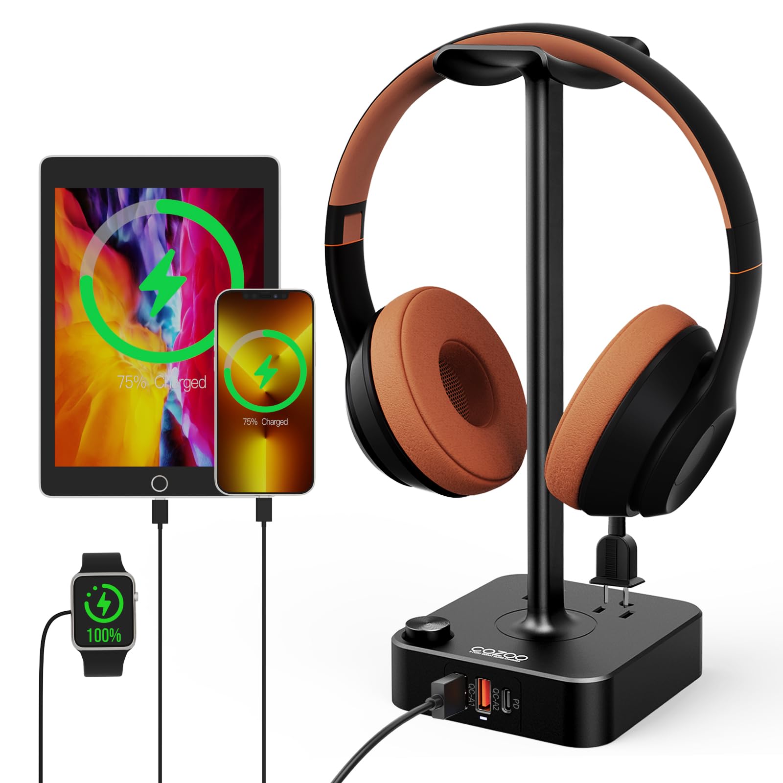 Headphone Stand & USB Charger