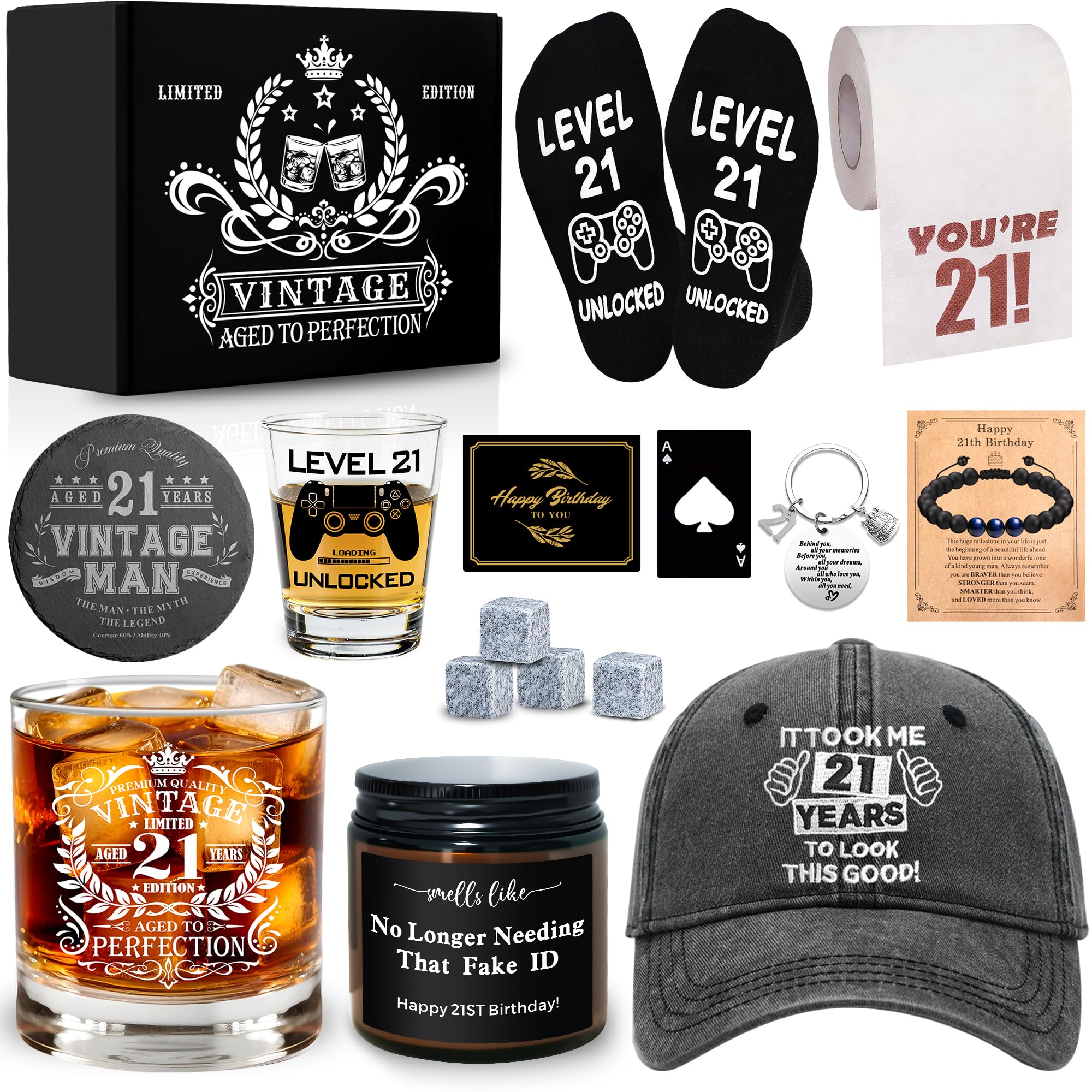 16pc Whiskey & Accessories Set