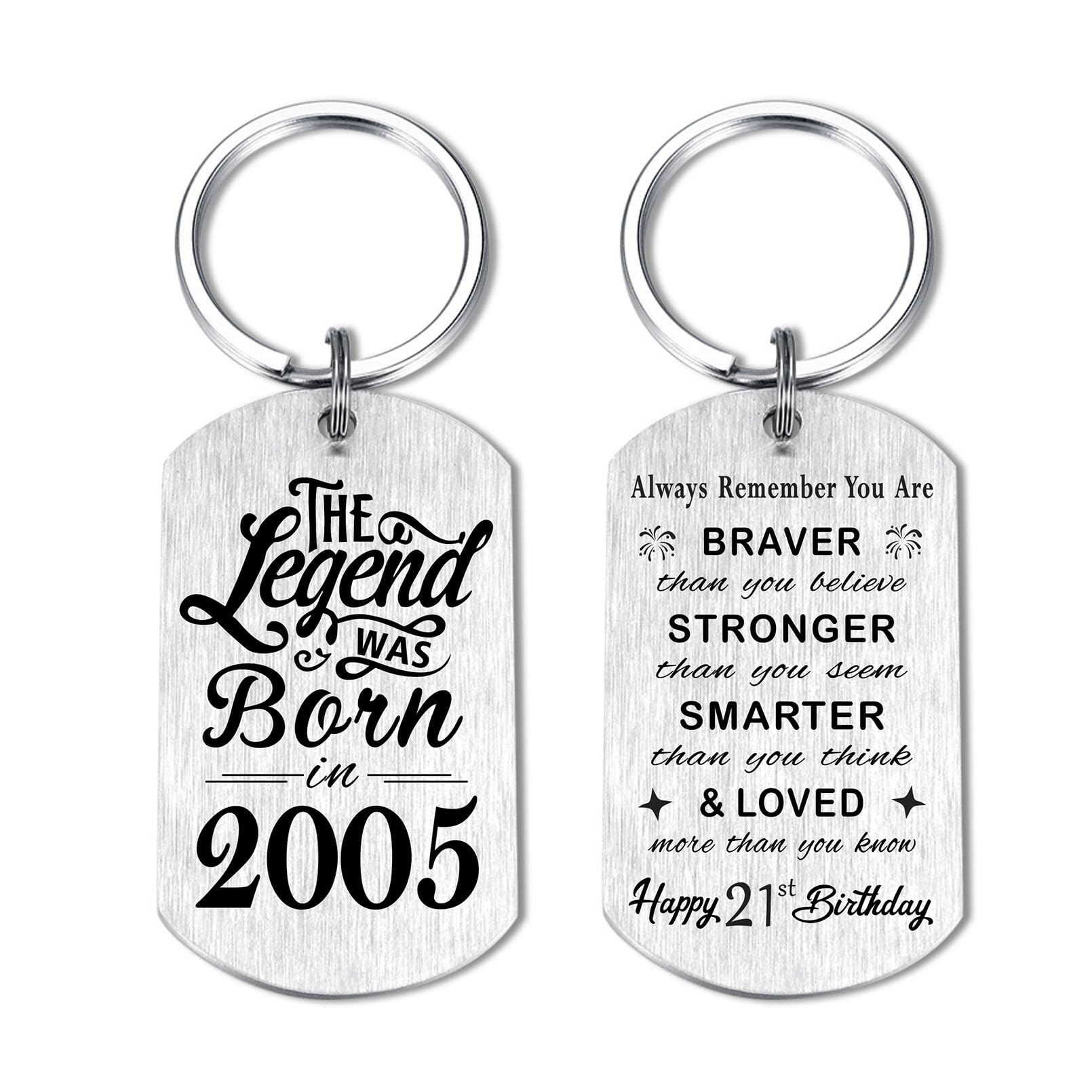 Happy Birthday Personalized Keychain