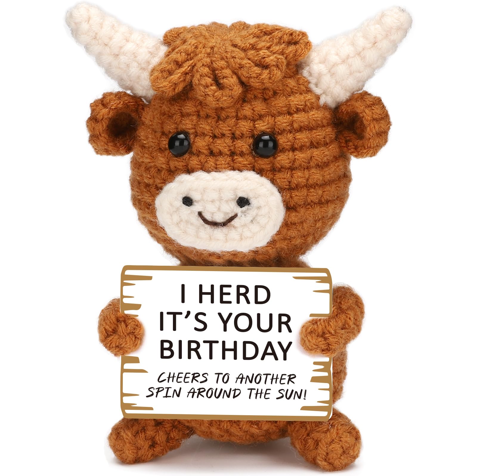 Crochet Highland Cow Gift