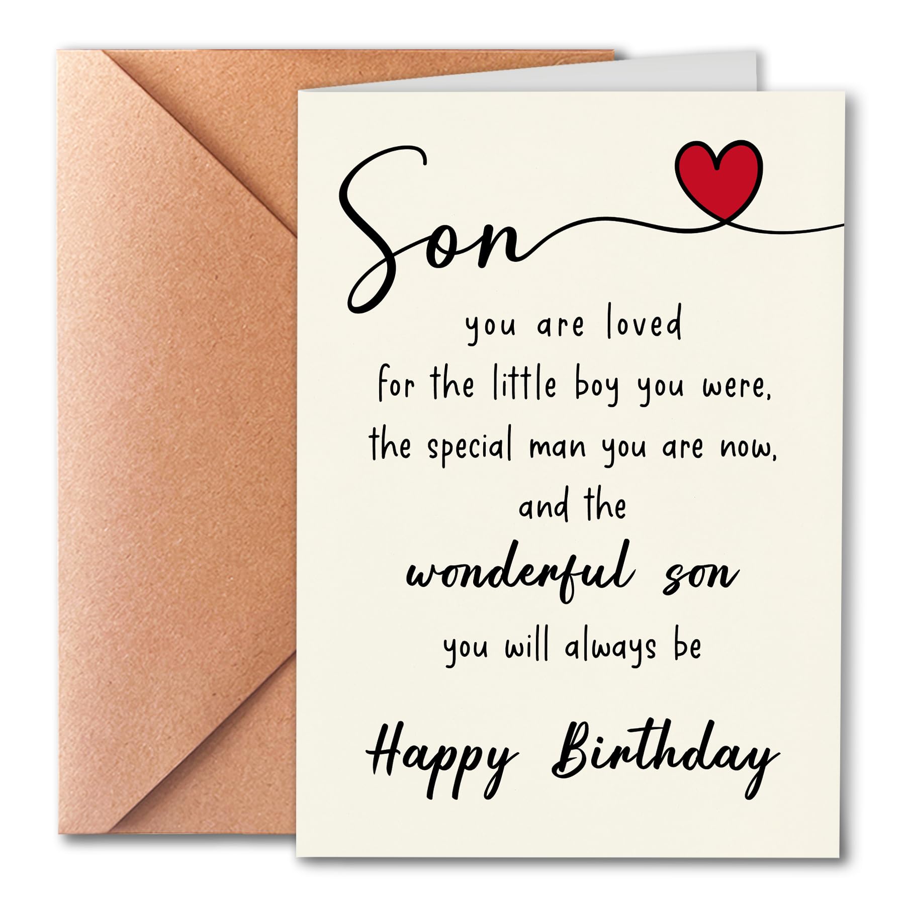 Funny Son Journey Bday Card