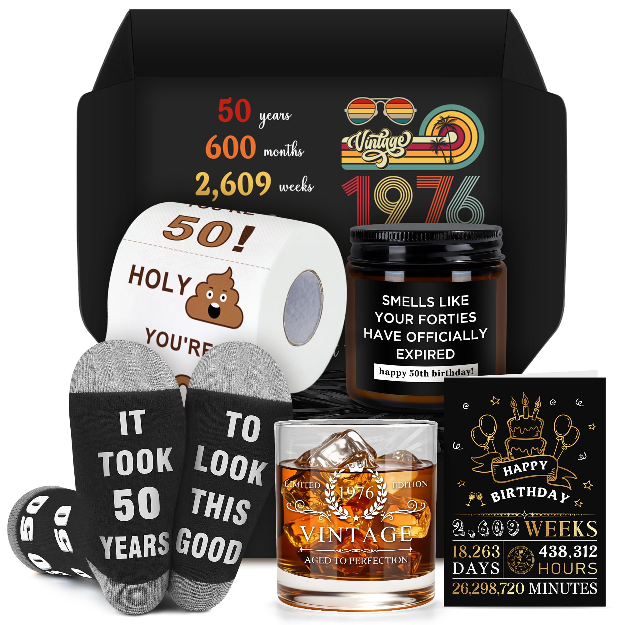 Happy 50th Birthday Milestone Set