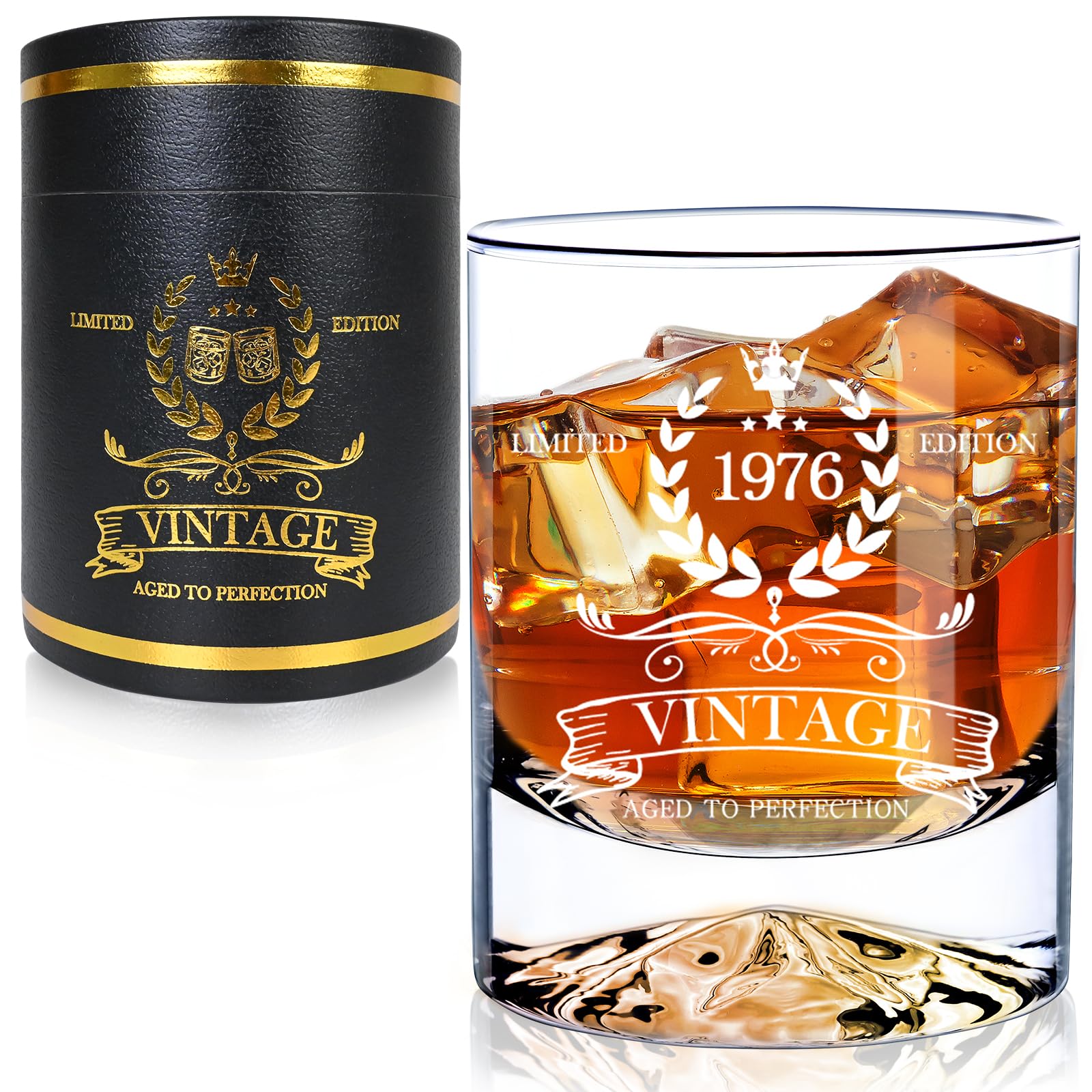 Vintage 1976 Whiskey Glass Base
