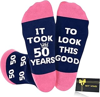 Funny Milestone Birthday Socks